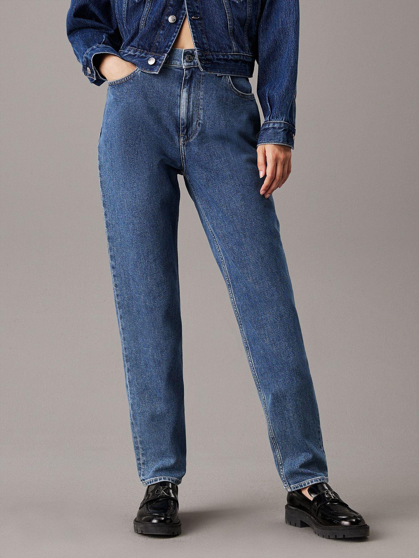 Jeans Mom Azul 1-A4 Calvin Klein-0