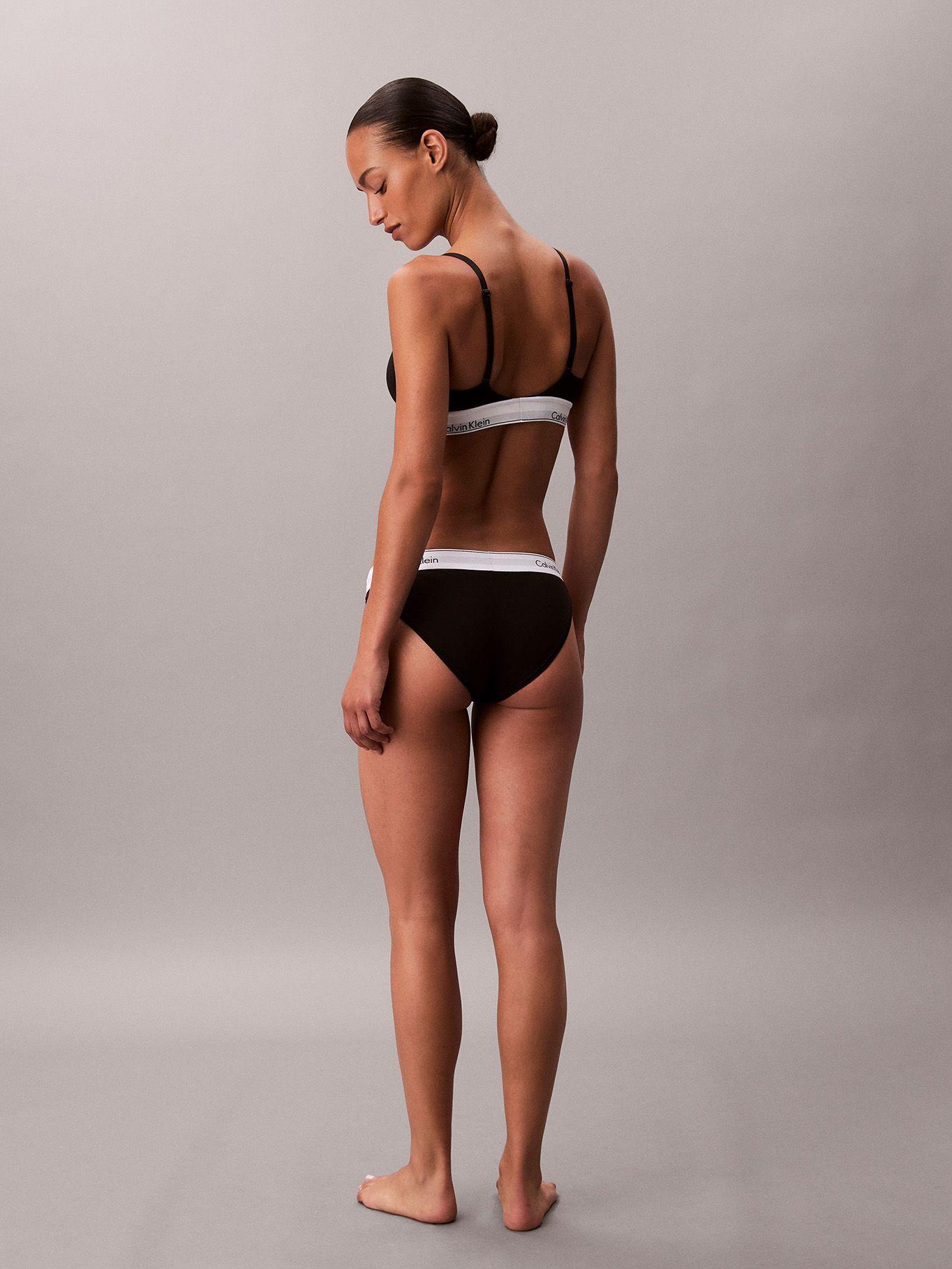 Bralette Icon Cotton Modal Negro Calvin Klein-2