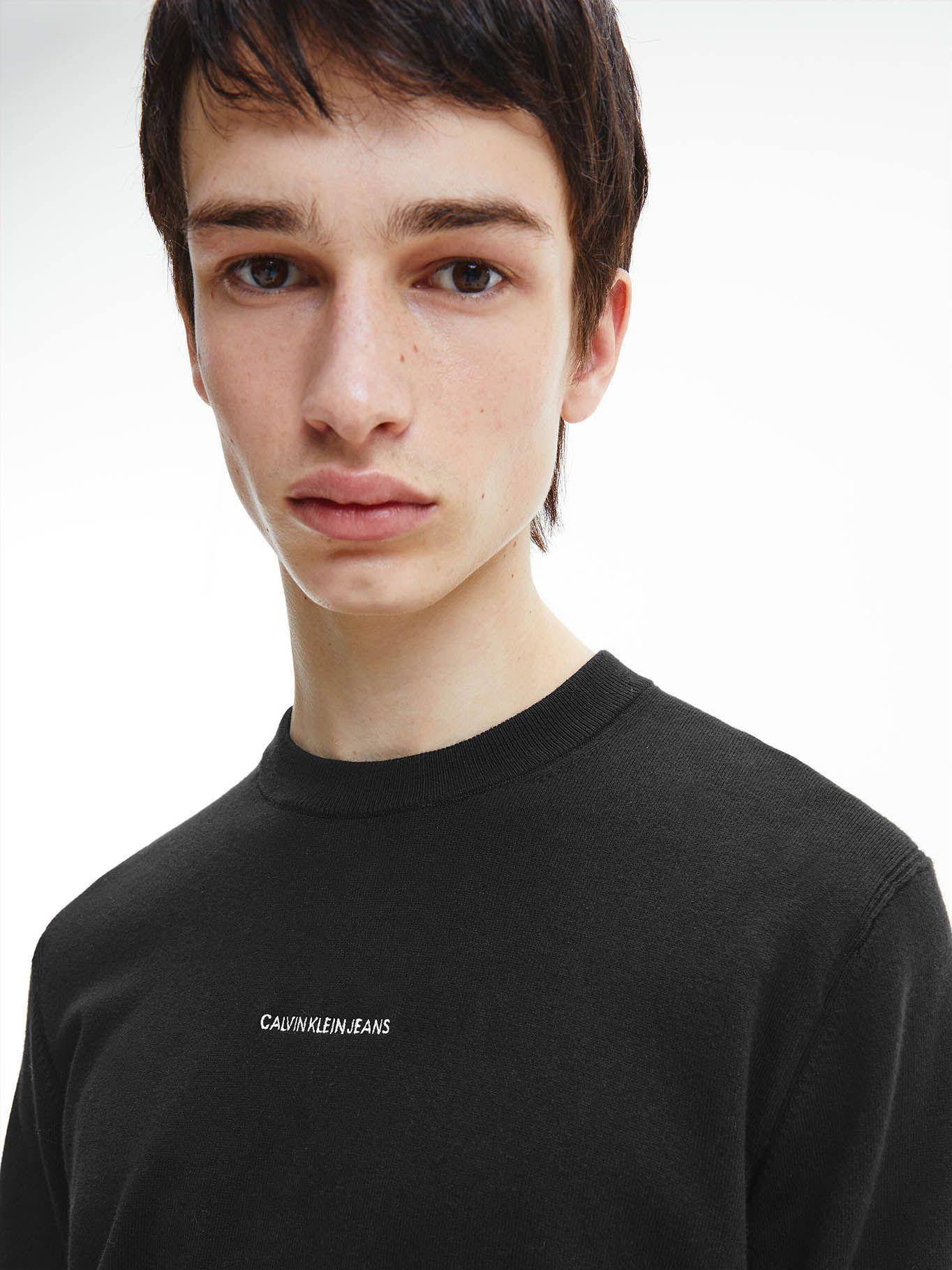Suéter Essential Crew Neck Negro Calvin Klein-3
