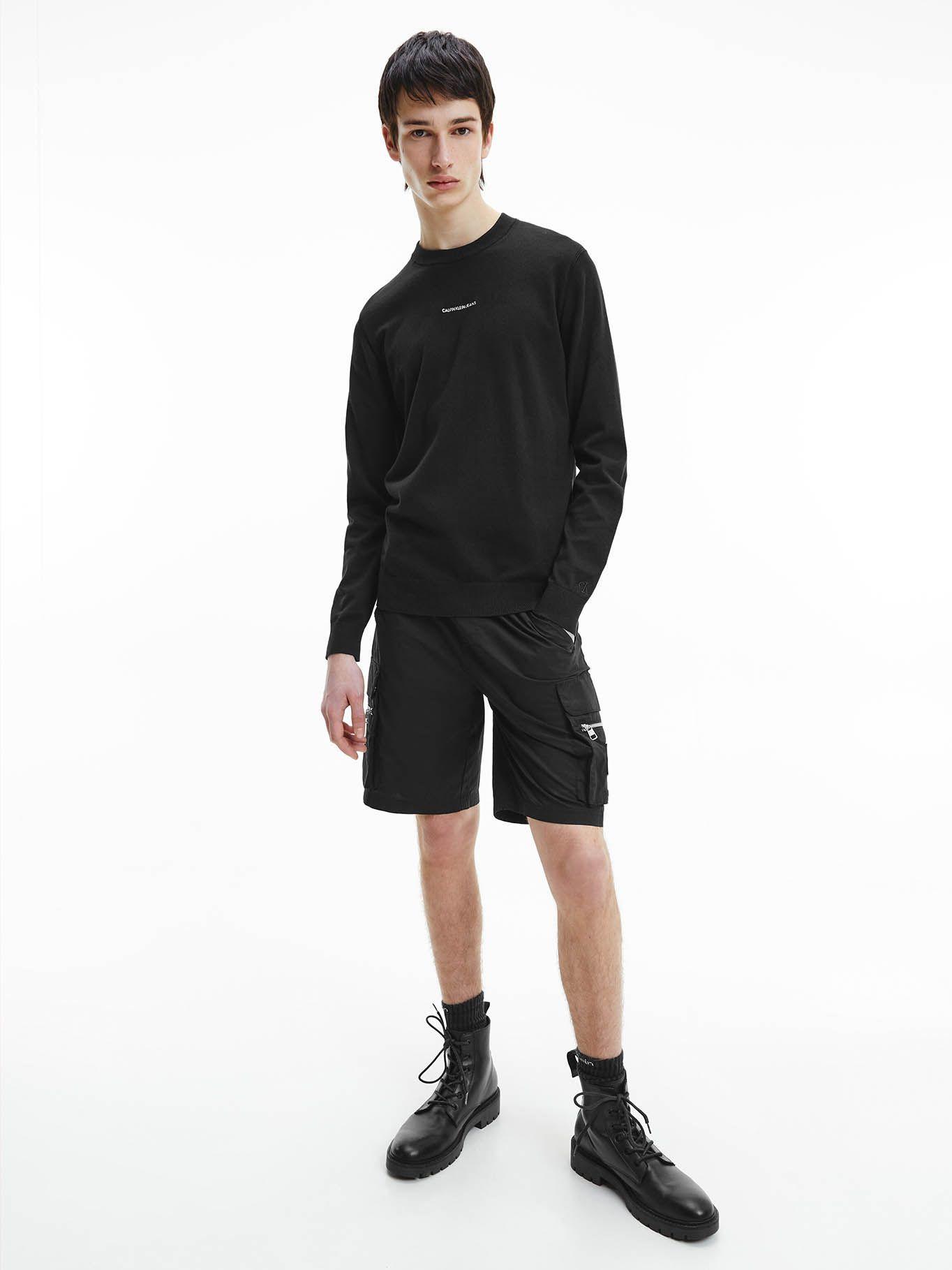 Suéter Essential Crew Neck Negro Calvin Klein-1