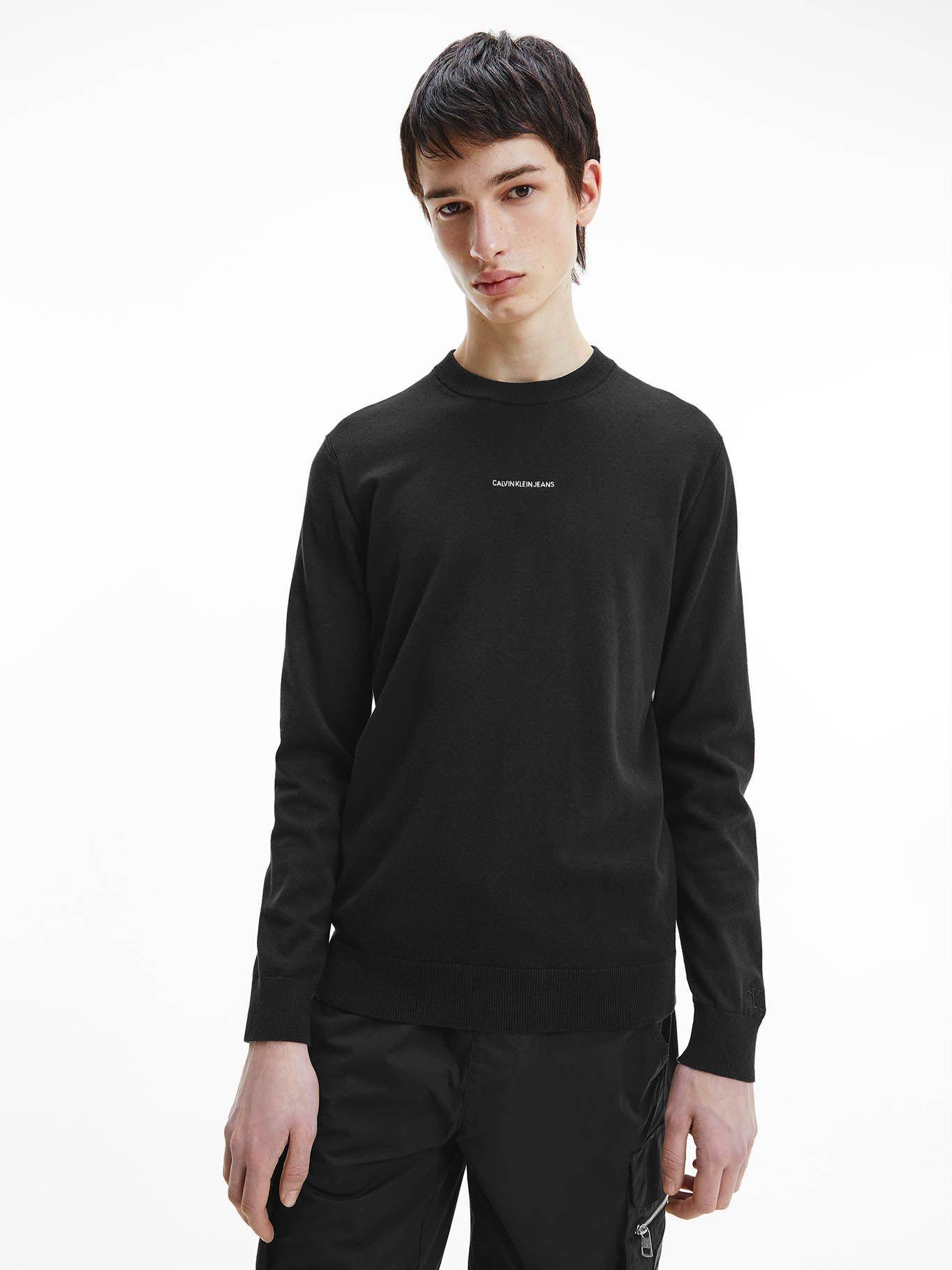 Suéter Essential Crew Neck Negro Calvin Klein-0