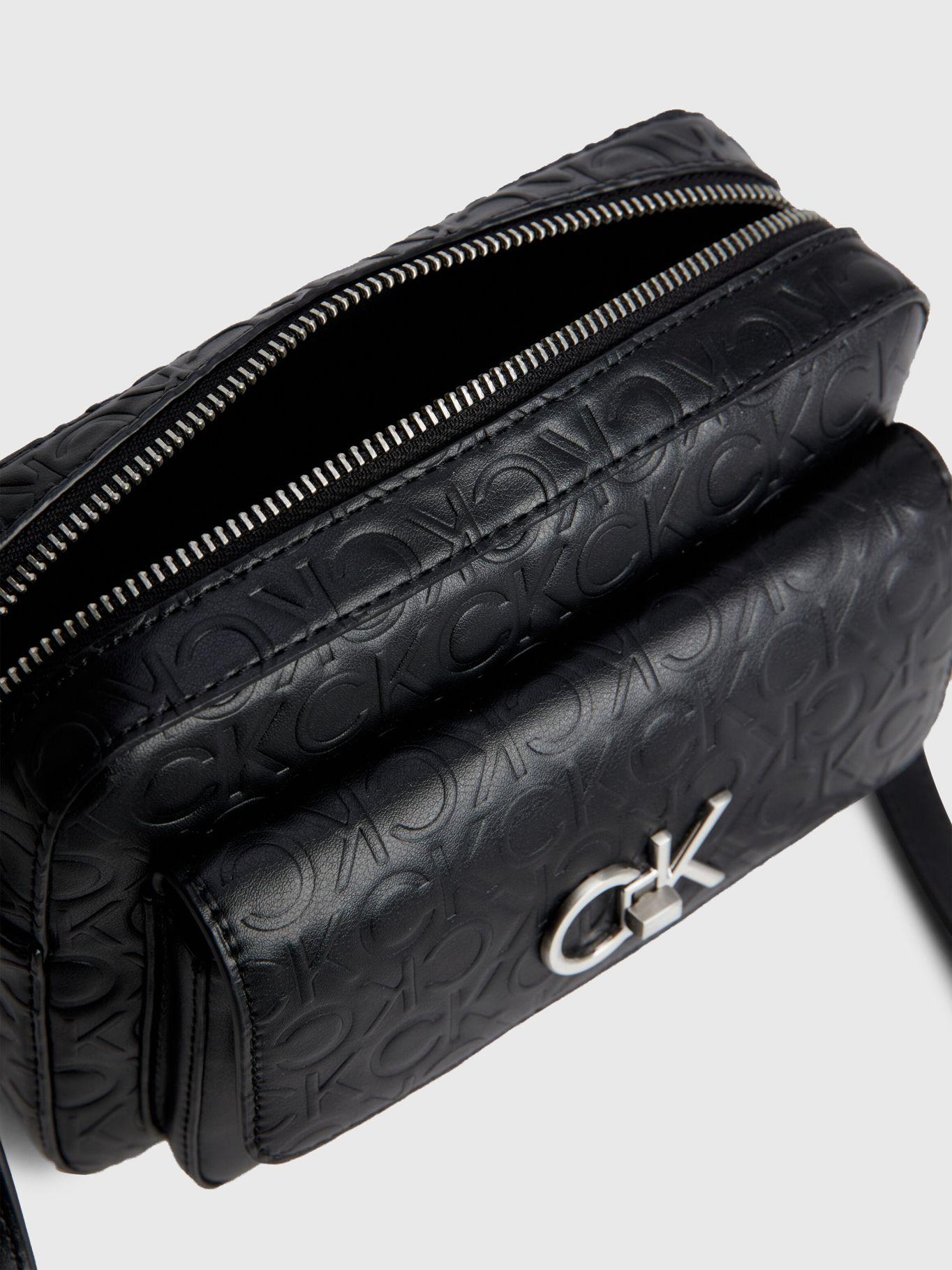 Bandolera Re-Lock Camera Reciclada Negro Calvin Klein-2