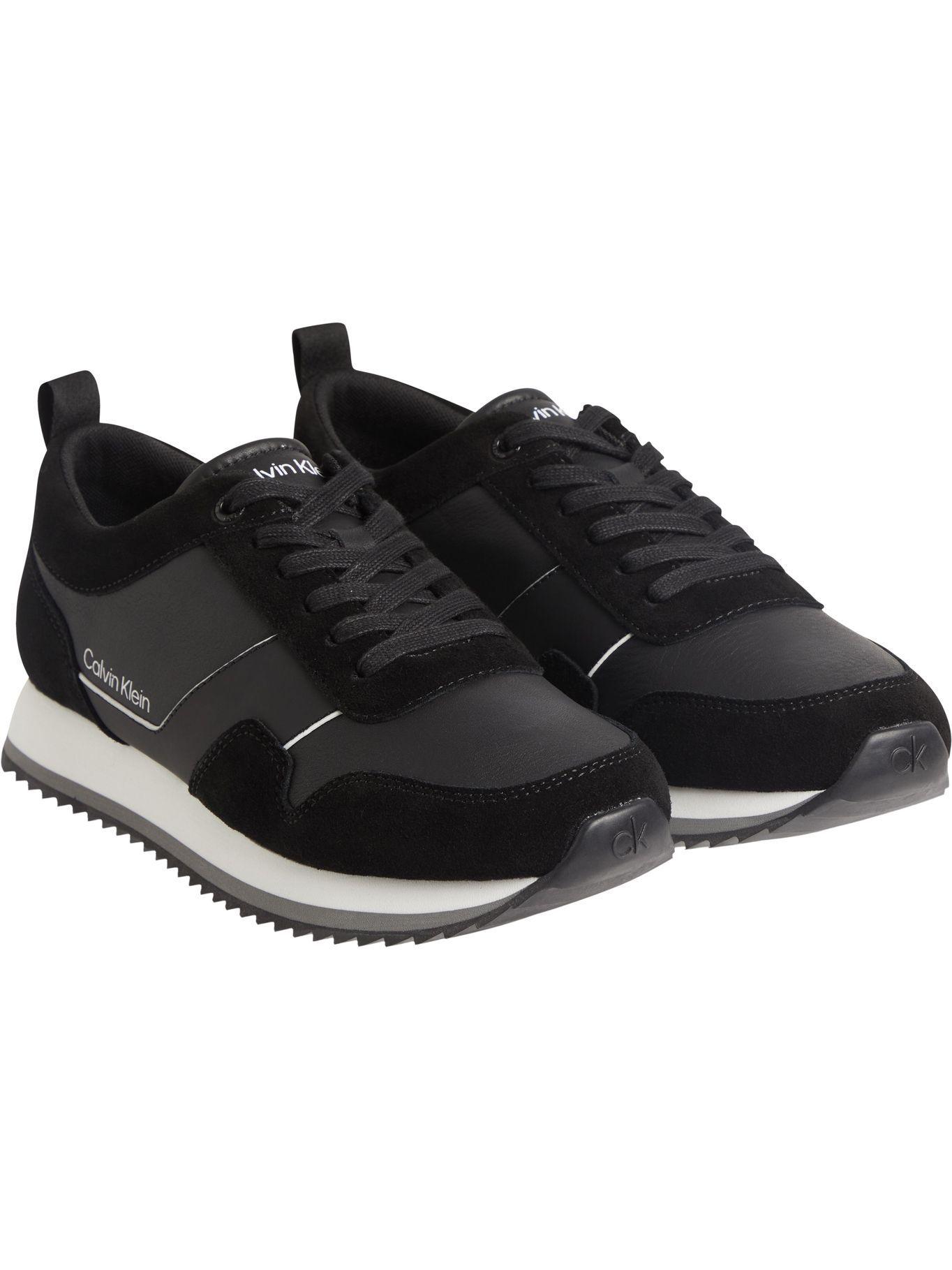 Zapatilla Low Top Lace Up Lth Negro Calvin Klein-0