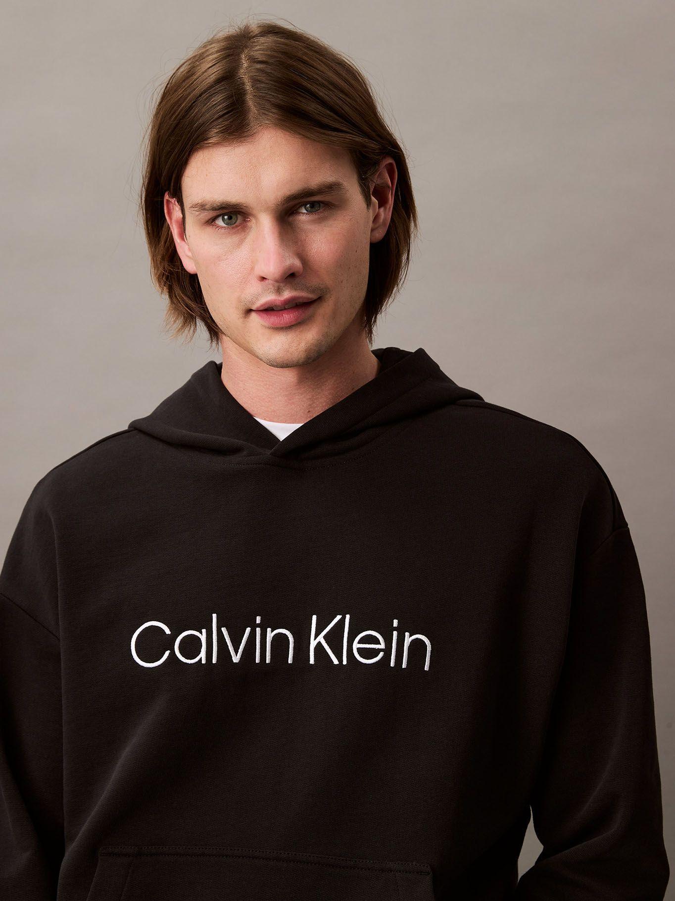 Polerón con Gorro Standard Logo Negro Calvin Klein-3