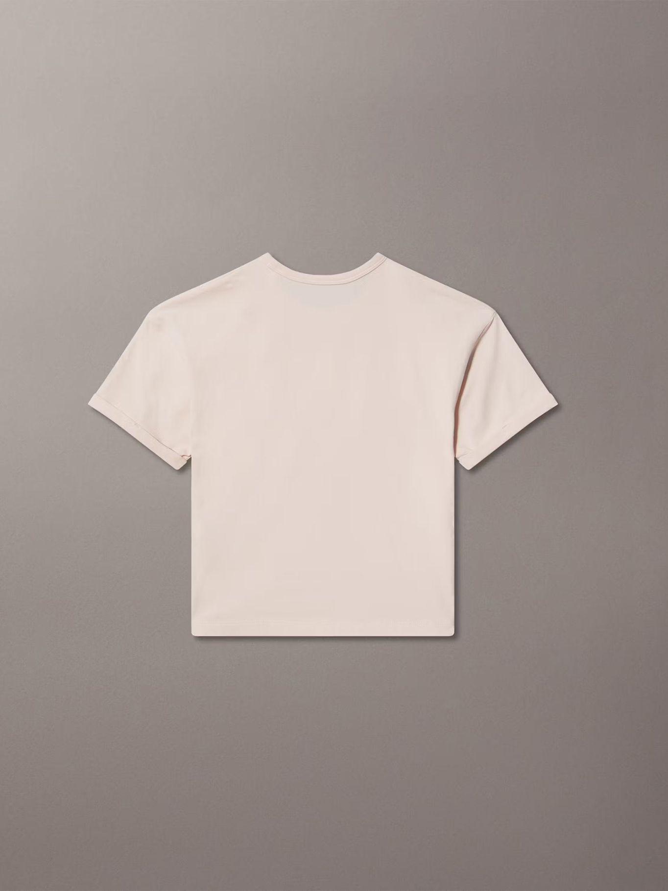 Polera Niña Seasonal Monologo Beige Calvin Klein-1