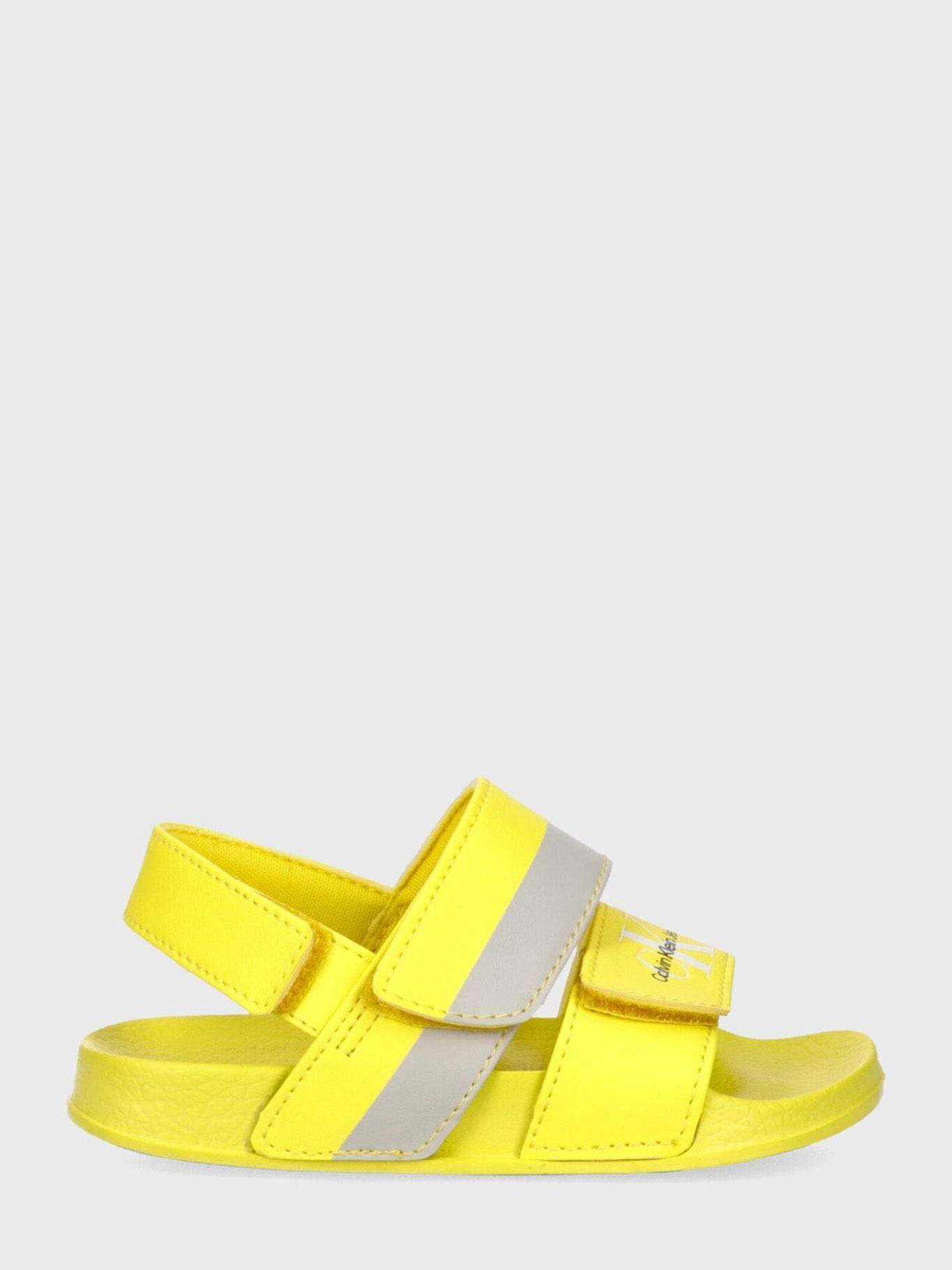 Sandalia Velcro Yellow Amarillo Calvin Klein-1