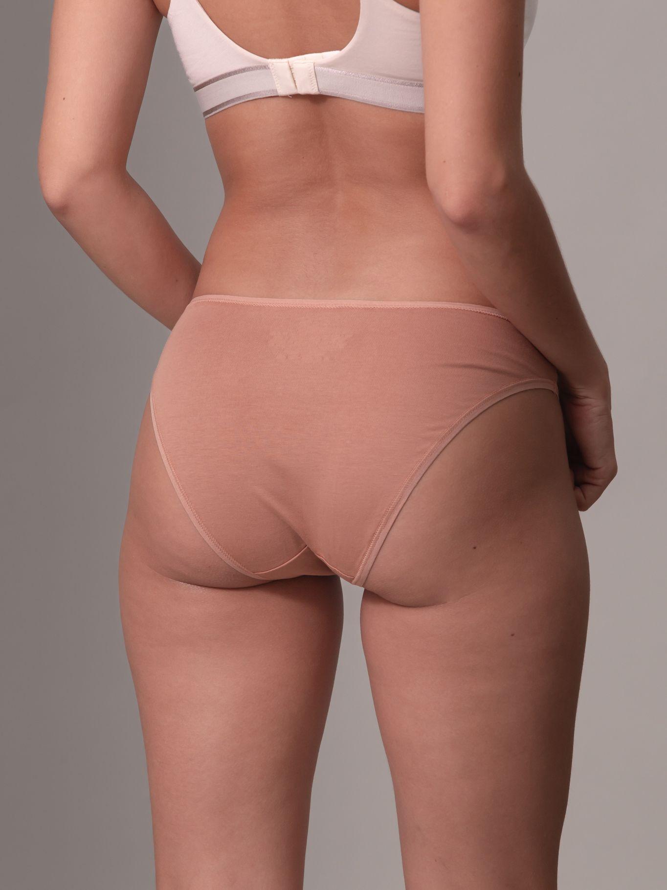 Calzón Bikini Ideal Cotton Café Calvin Klein-3