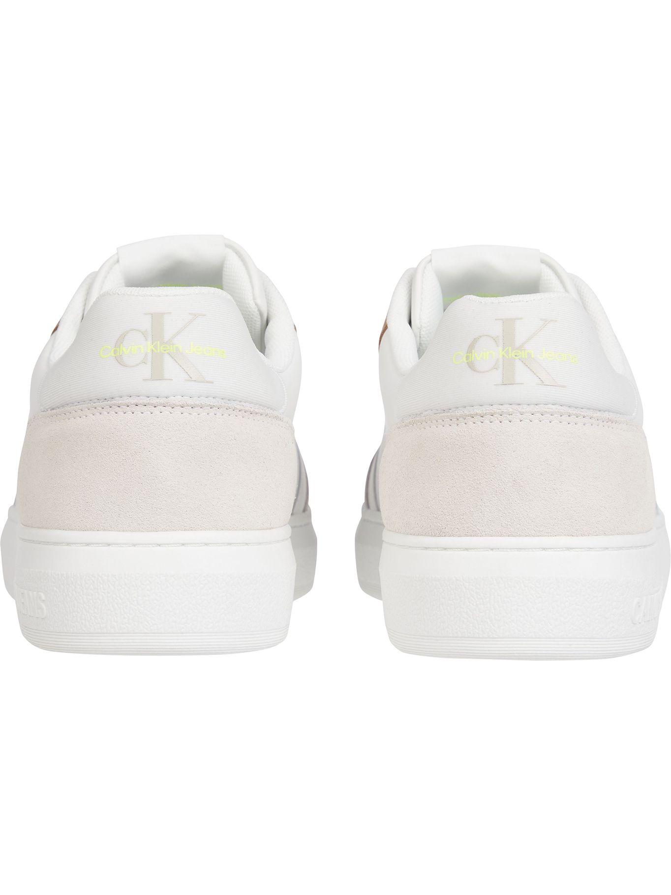 Zapatilla Casual Cupsole Fluo Contrast Blanco Calvin Klein-1