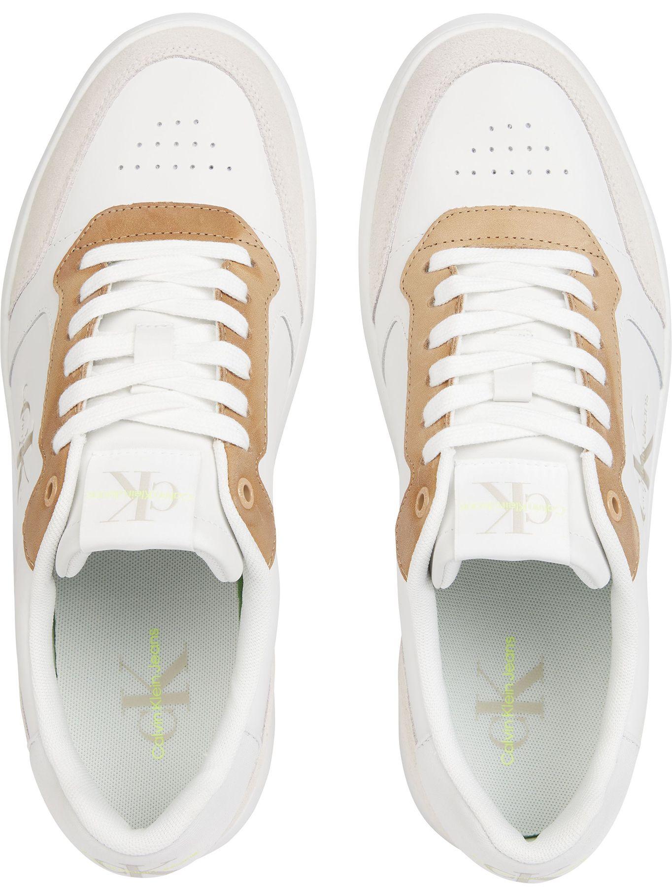 Zapatilla Casual Cupsole Fluo Contrast Blanco Calvin Klein-2