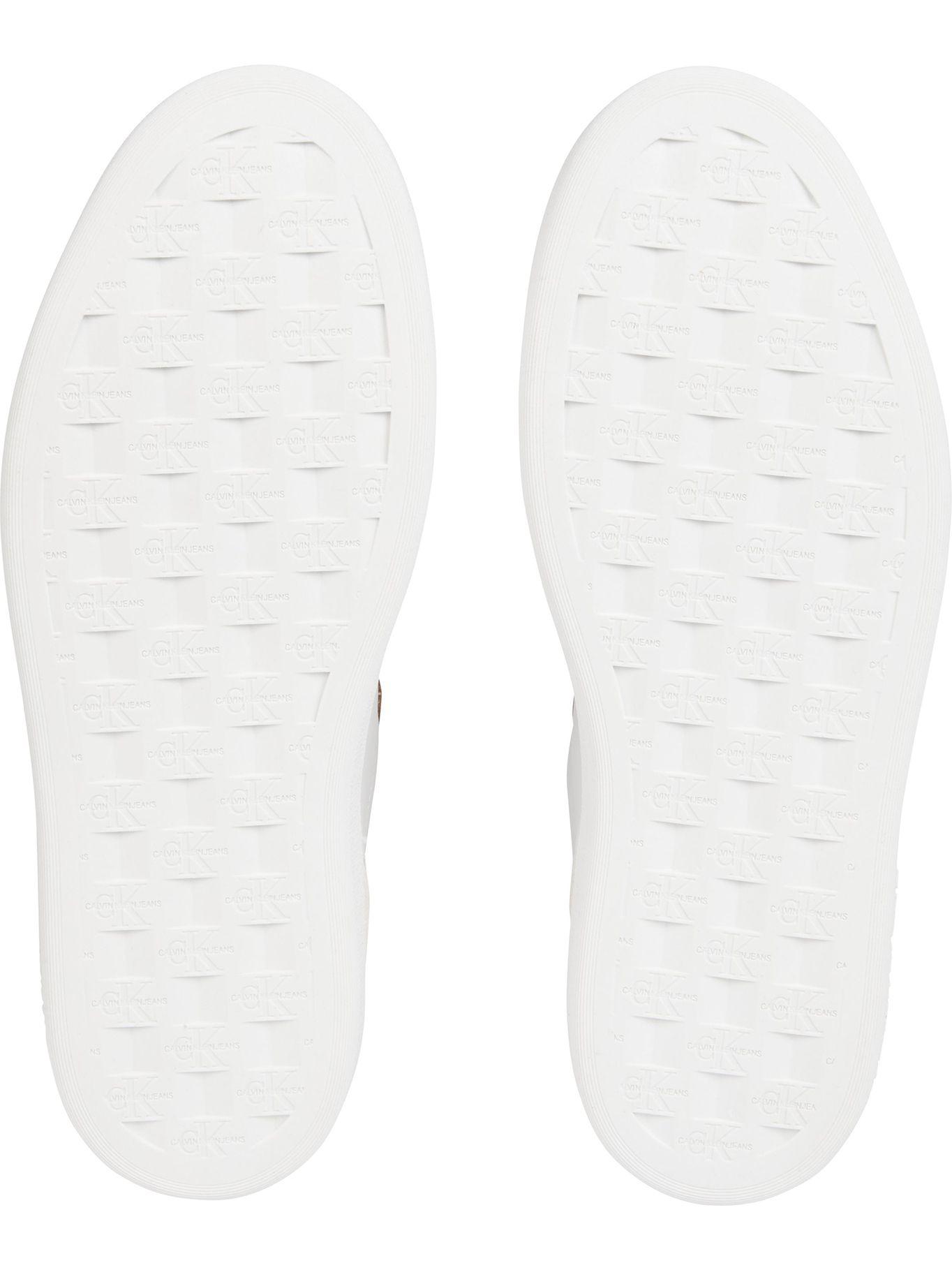 Zapatilla Casual Cupsole Fluo Contrast Blanco Calvin Klein-3