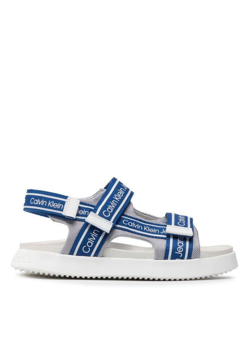 Sandalia Velcro Sandal Royal/White Azul Calvin Klein-2