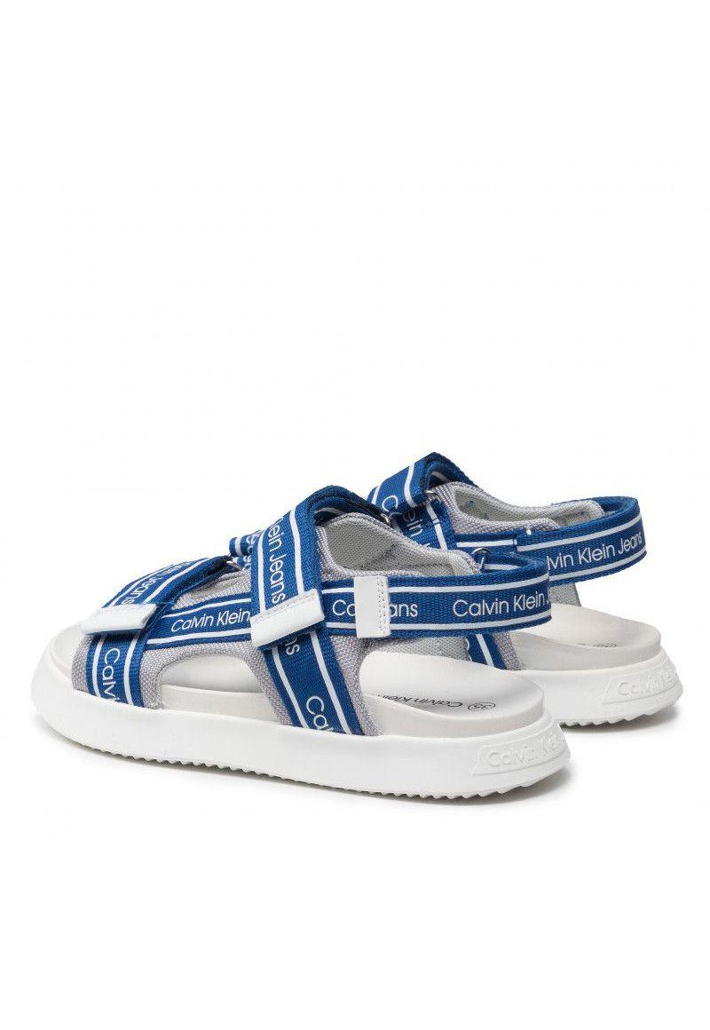 Sandalia Velcro Sandal Royal/White Azul Calvin Klein-1