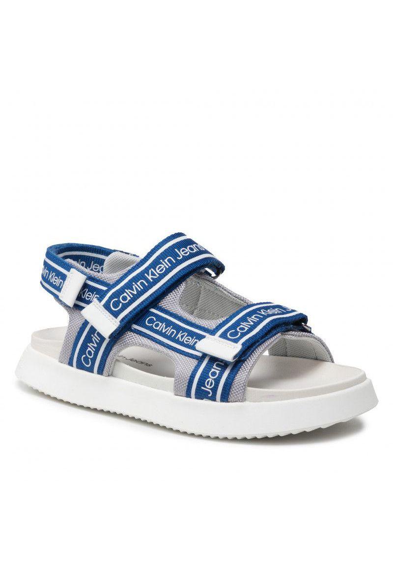 Sandalia Velcro Sandal Royal/White Azul Calvin Klein-0