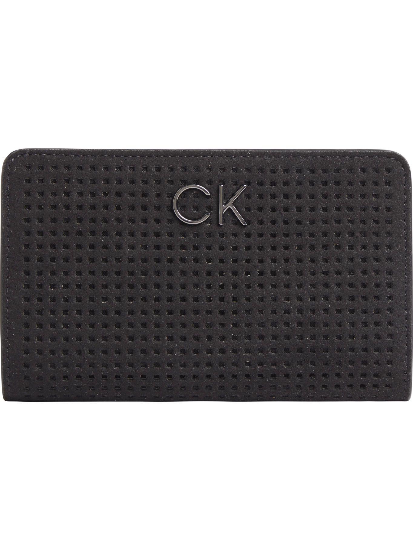 Billetera pequeña con logo Negro Calvin Klein-0