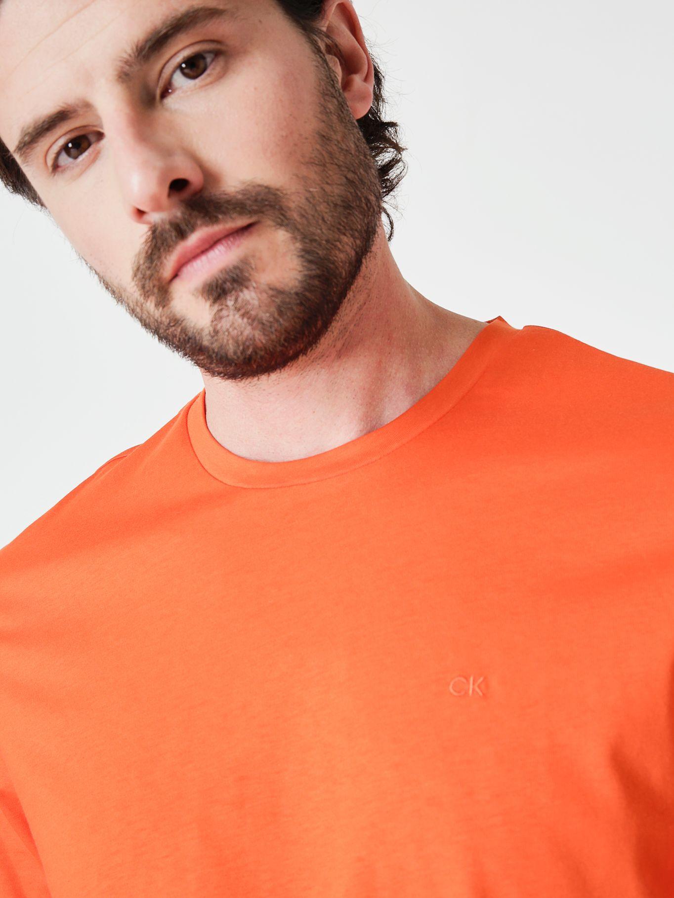 Polera Smooth  Naranja Calvin Klein-3