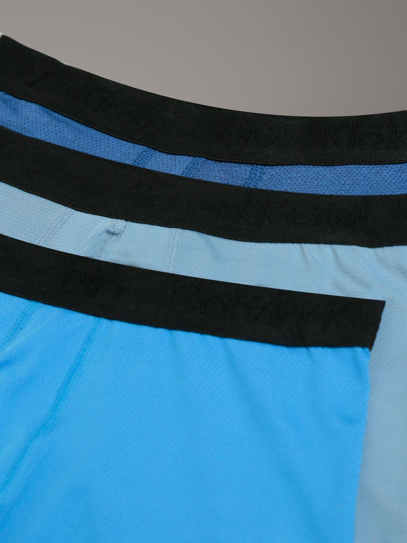 Pack 3 Boxérs Brief Performa p Niños Azul Calvin Klein-3