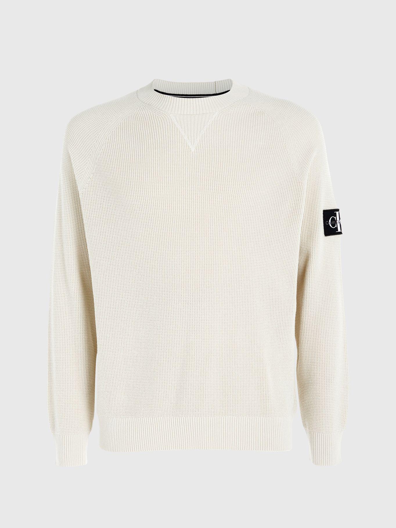 Suéter Core Badge Beige Calvin Klein-4