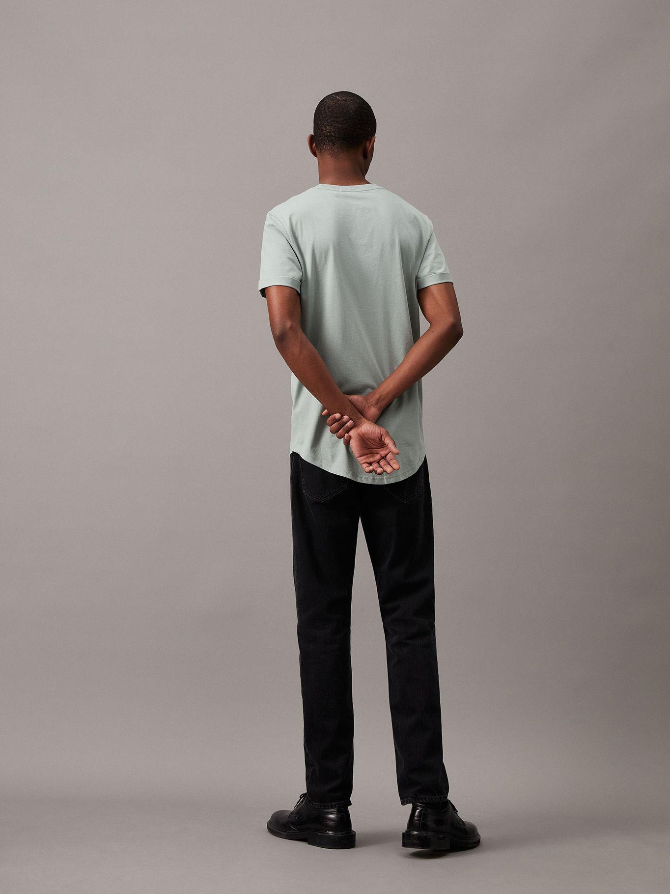 Polera Badge Turn Up Sleeve Verde Calvin Klein-2