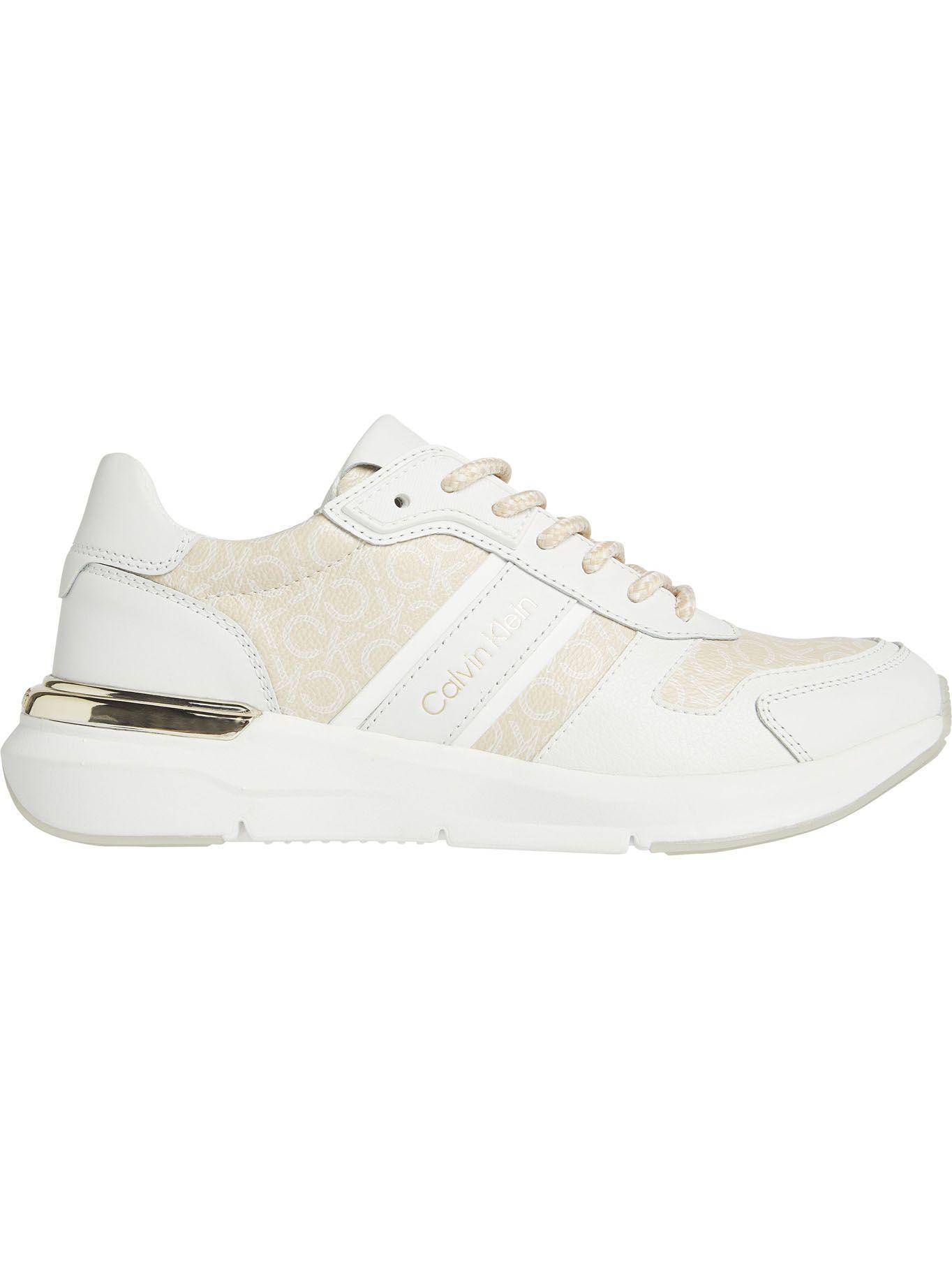 Zapatilla Lace Up Mix Blanco Calvin Klein-3