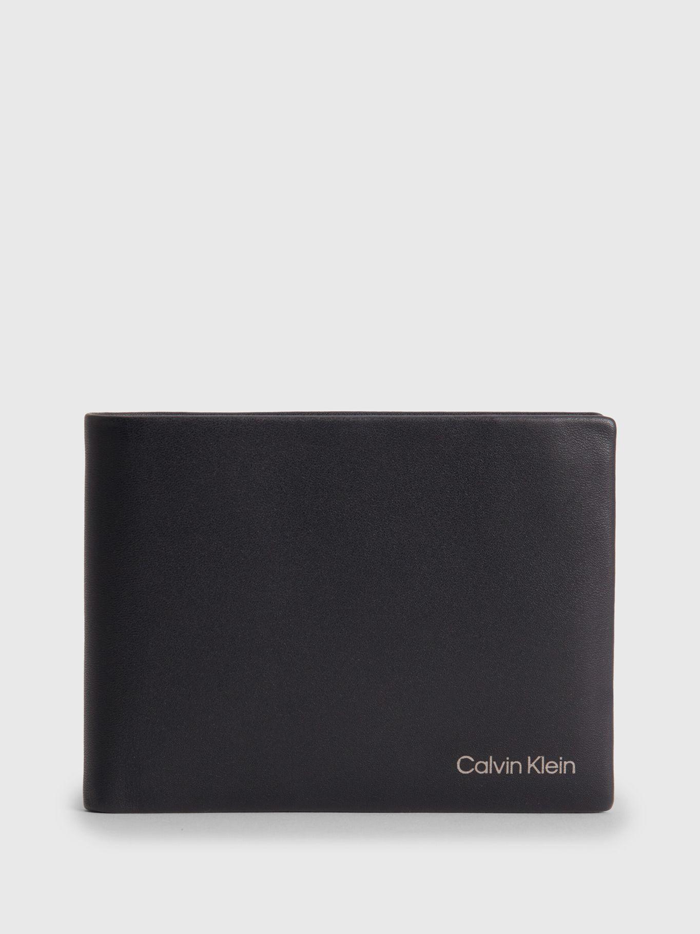 Billetera Ck Concise Bifold 5Cc Negro-0