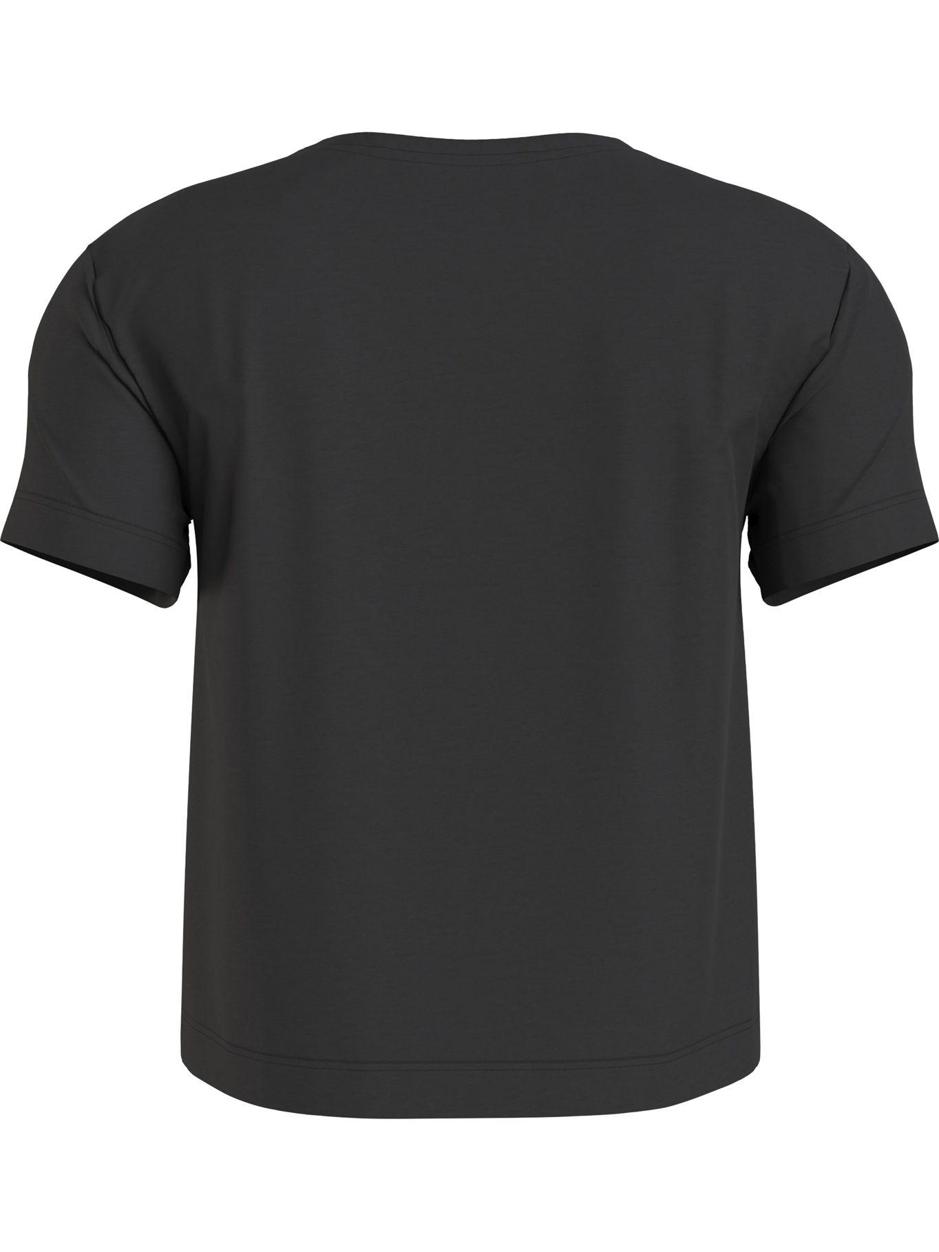 Polera Shrunken Institutional Negro 003 Calvin Klein-1