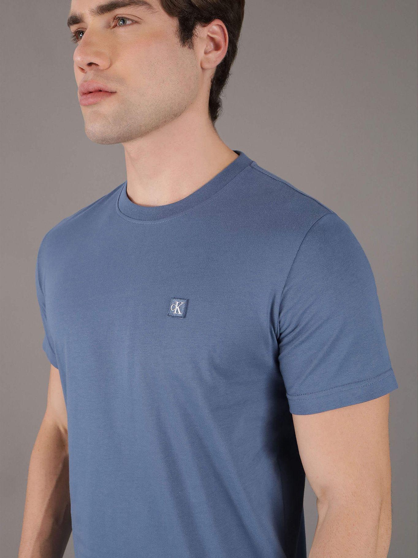 Polera Ck Embro Badge Azul Calvin Klein-3