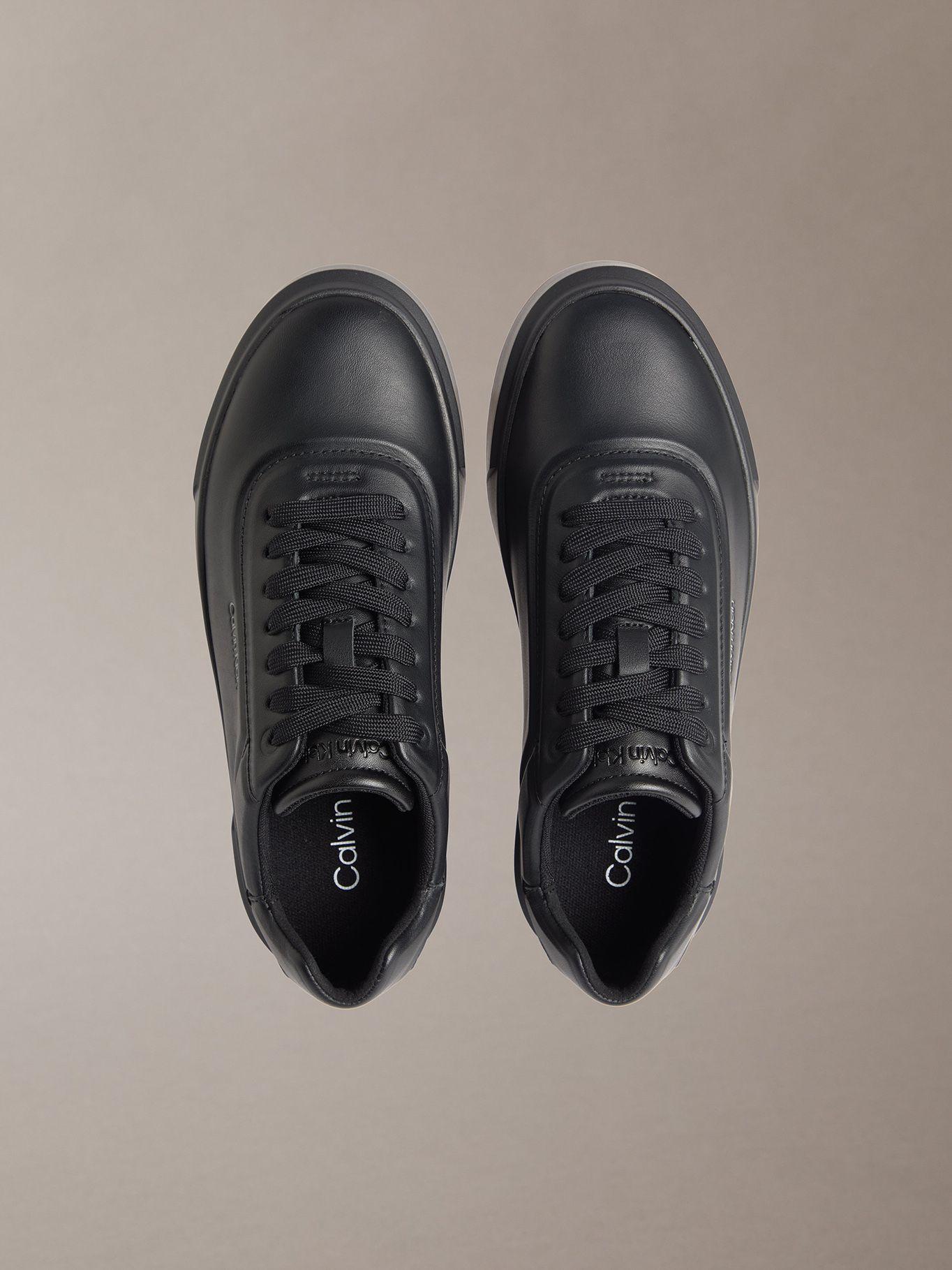 Zapatillas Oxford Suela Gruesa Negro Calvin Klein Mujer-2
