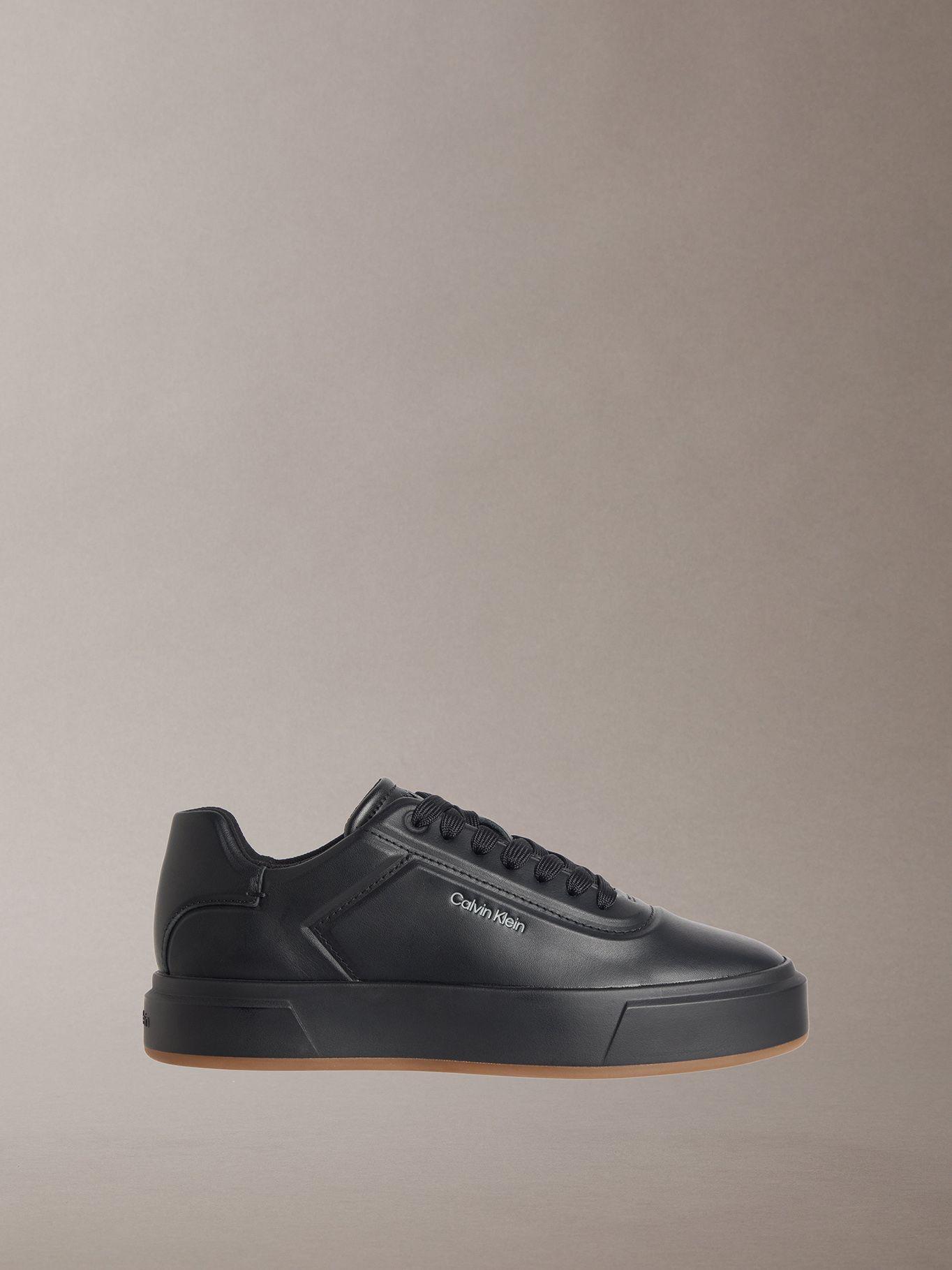Zapatillas Oxford Suela Gruesa Negro Calvin Klein Mujer-4