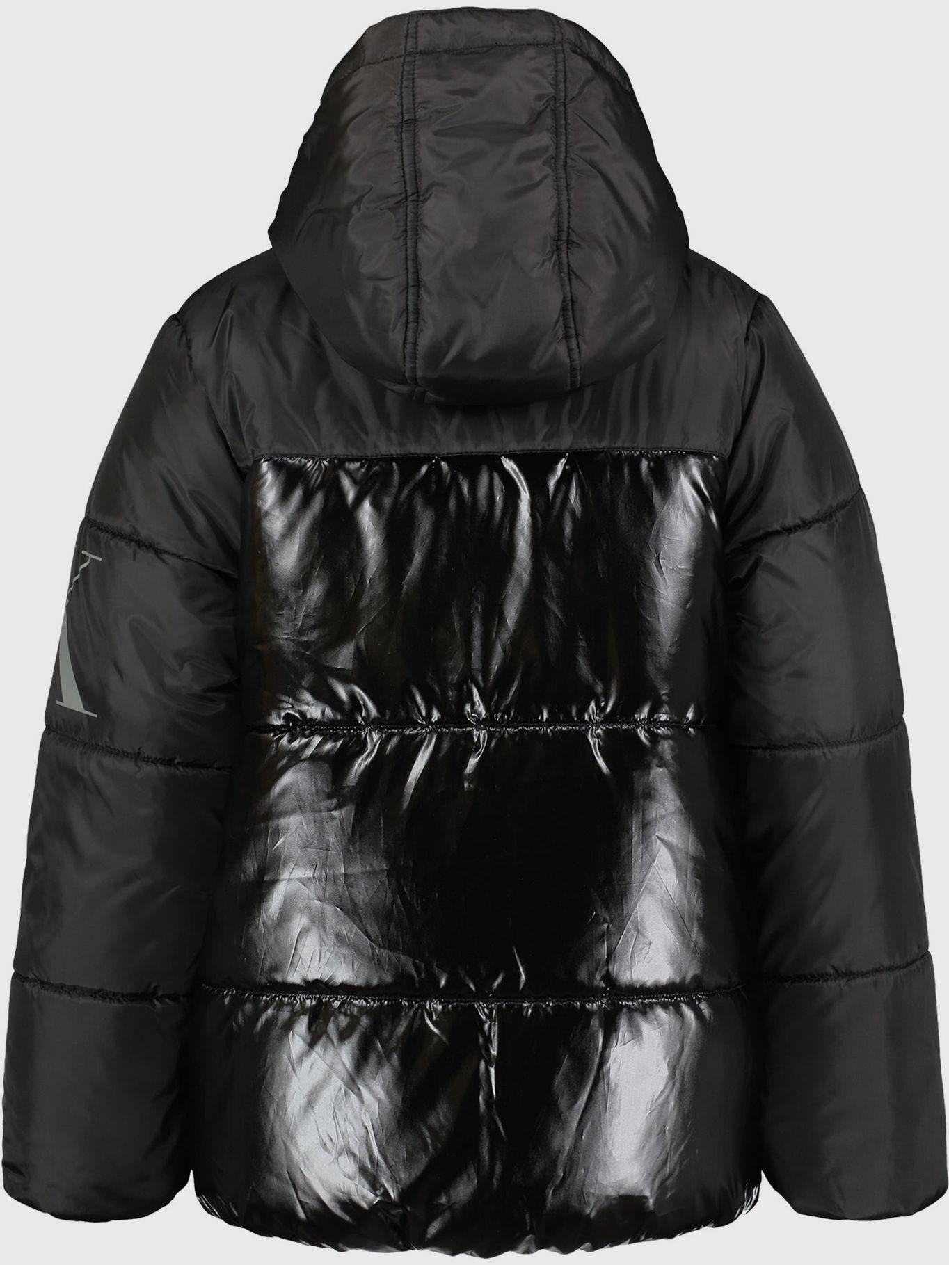 Parka Niño Shiny Blocked Negro Calvin Klein-1