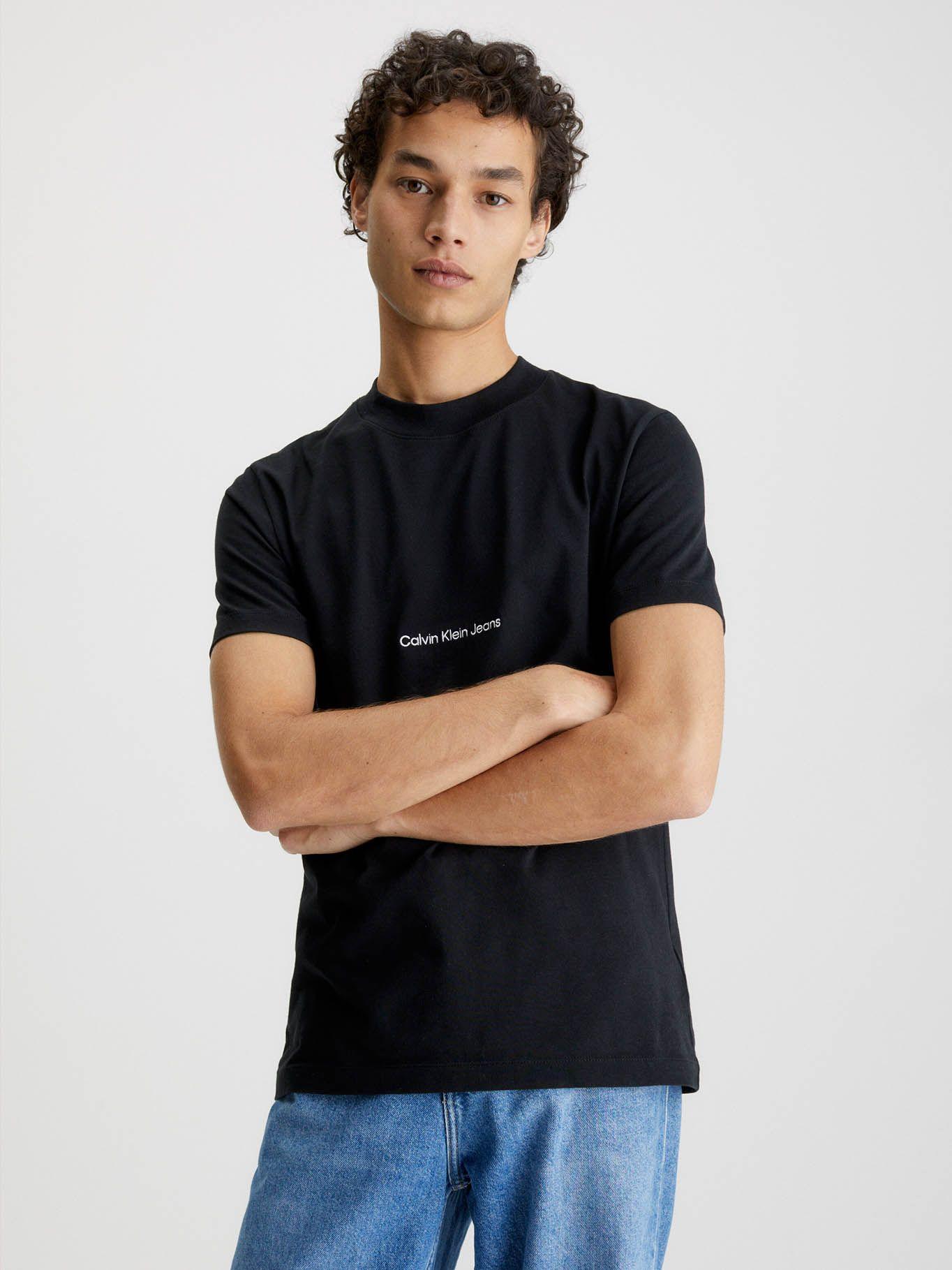Camiseta slim con logo Negro Calvin Klein J30J322848-BEH-0