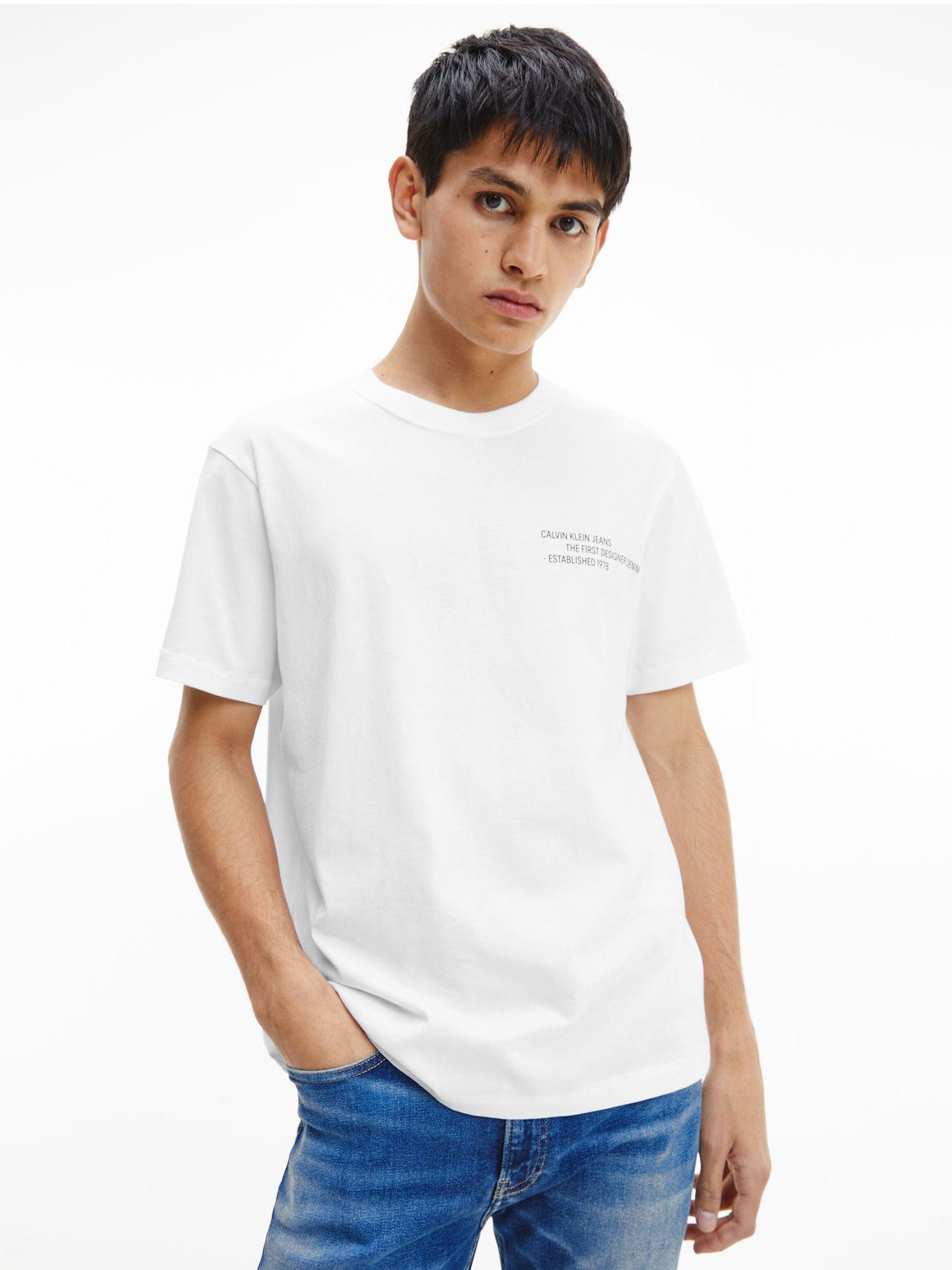 Polera Reptile Graphic Blanco Calvin Klein Hombre-3