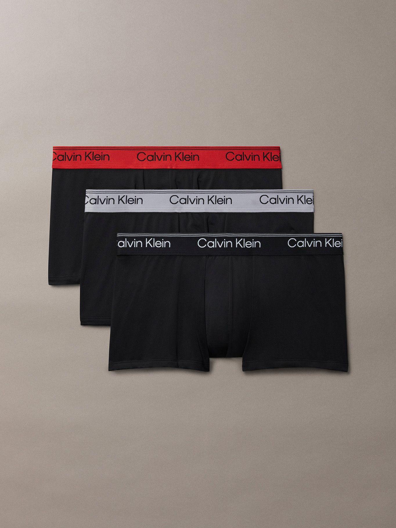 Pack 3 Bóxer Rise Microfibre Stretch Negro Calvin Klein-0