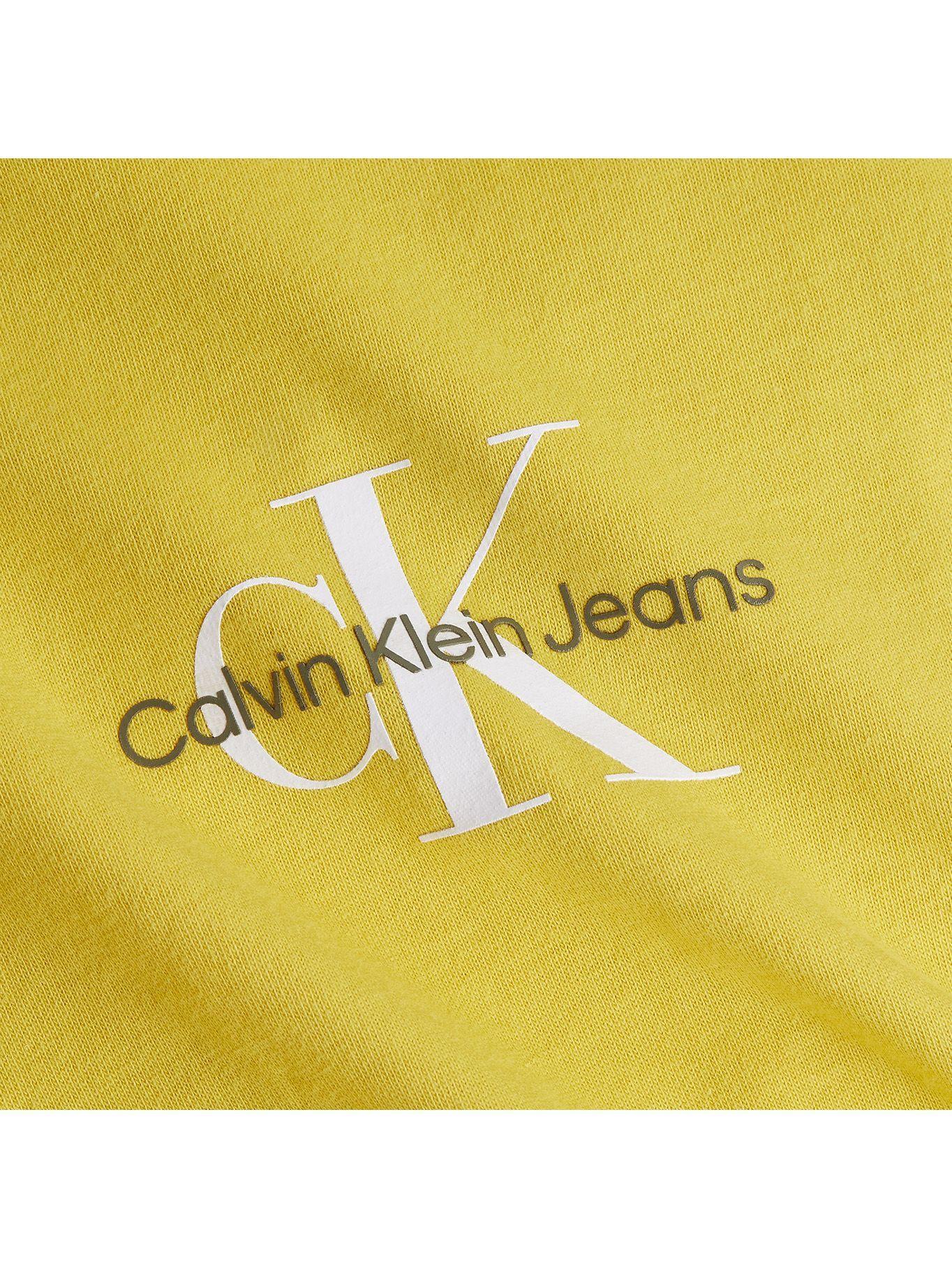 Polera Monogram Logo Amarillo Calvin Klein-1