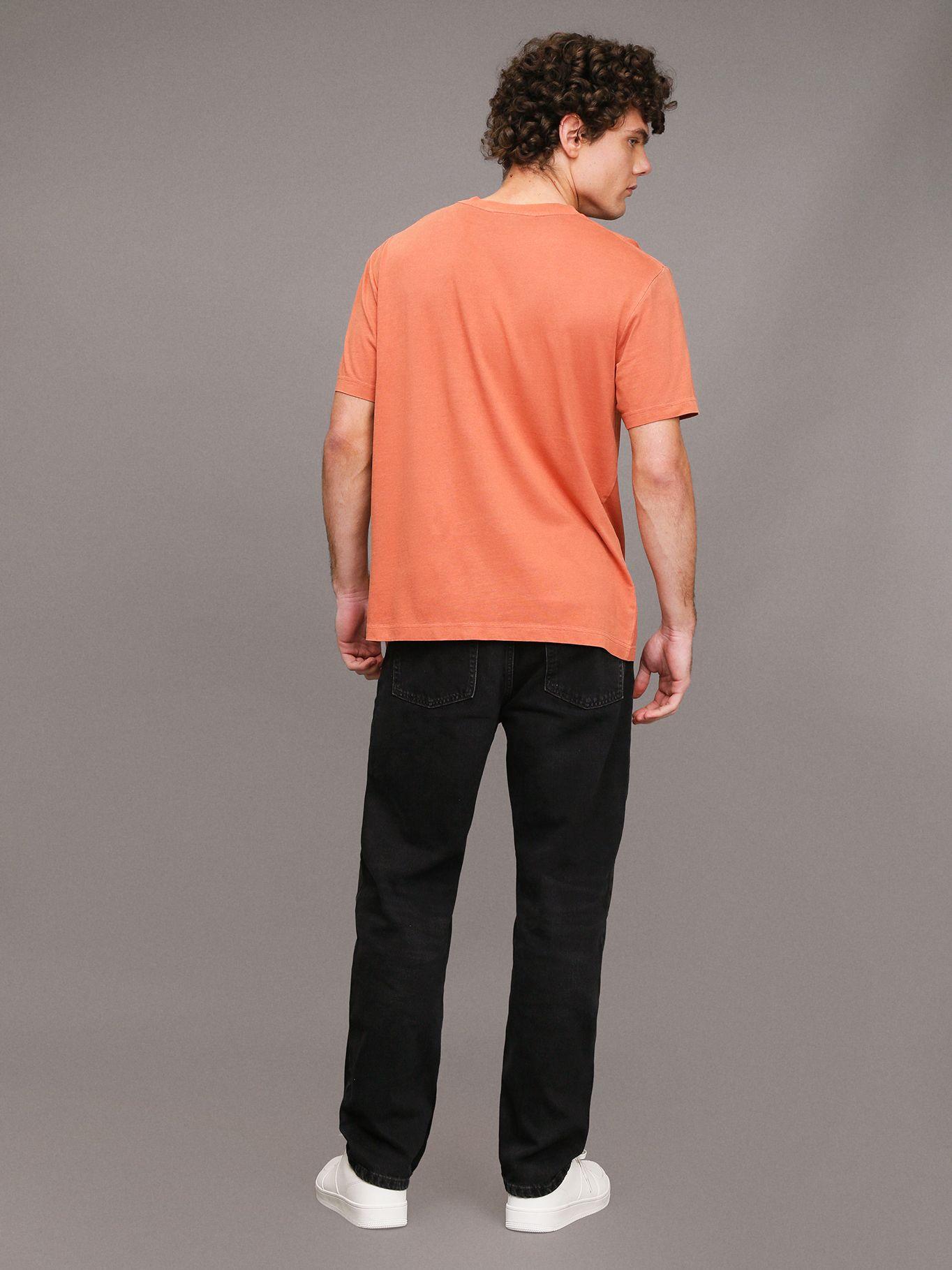 Polera Washed Naranja Calvin Klein-2