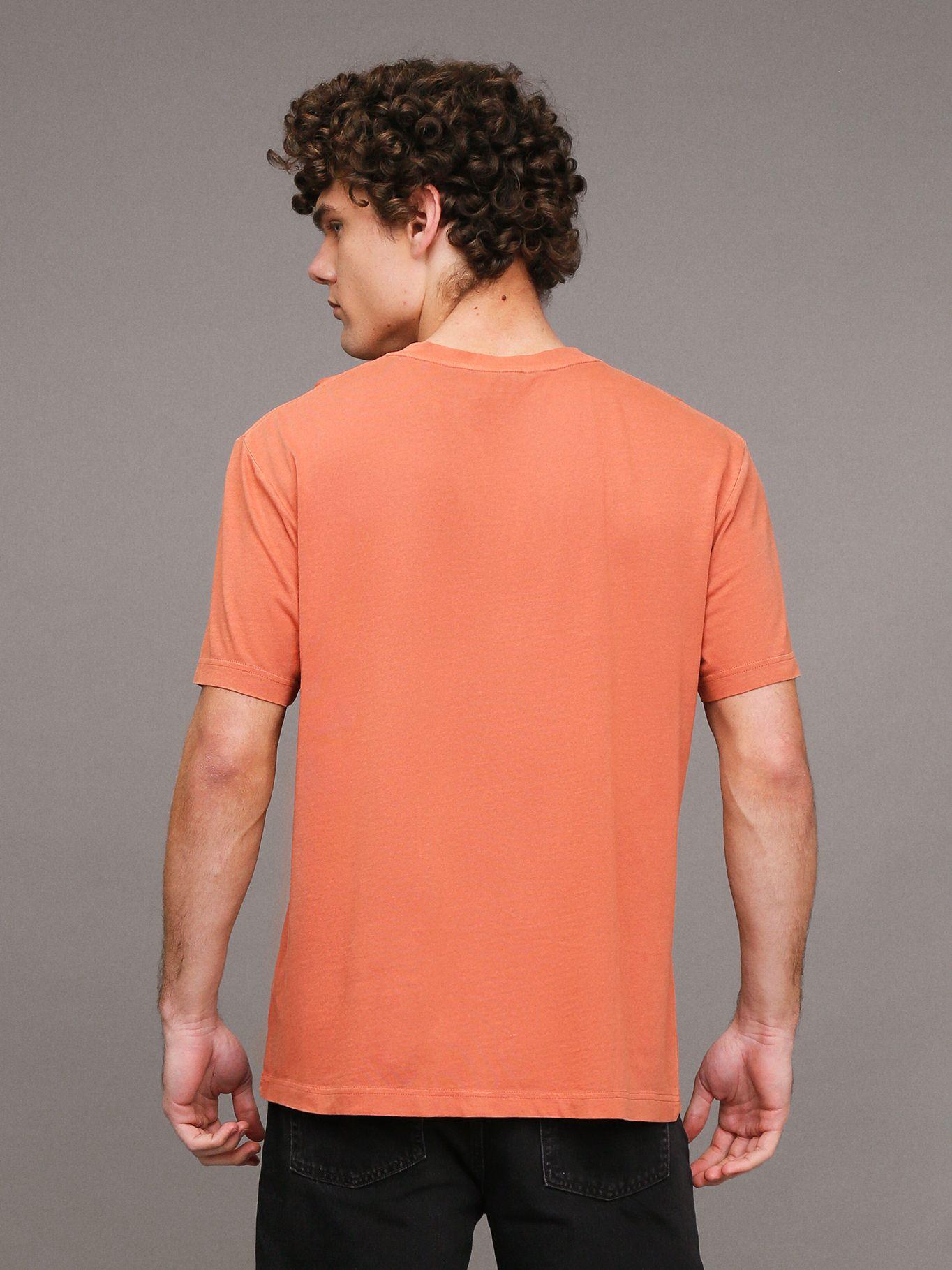 Polera Washed Naranja Calvin Klein-3