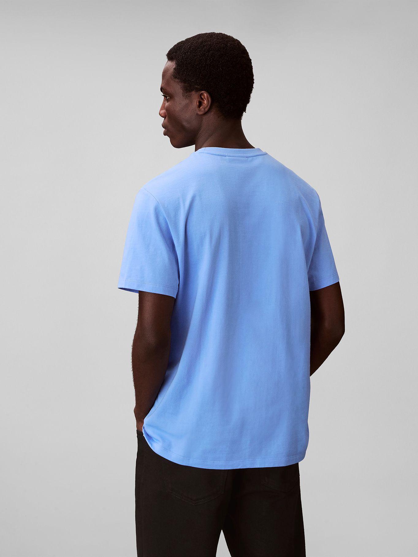 Polera Clásica De Monograma Celeste Calvin Klein-1