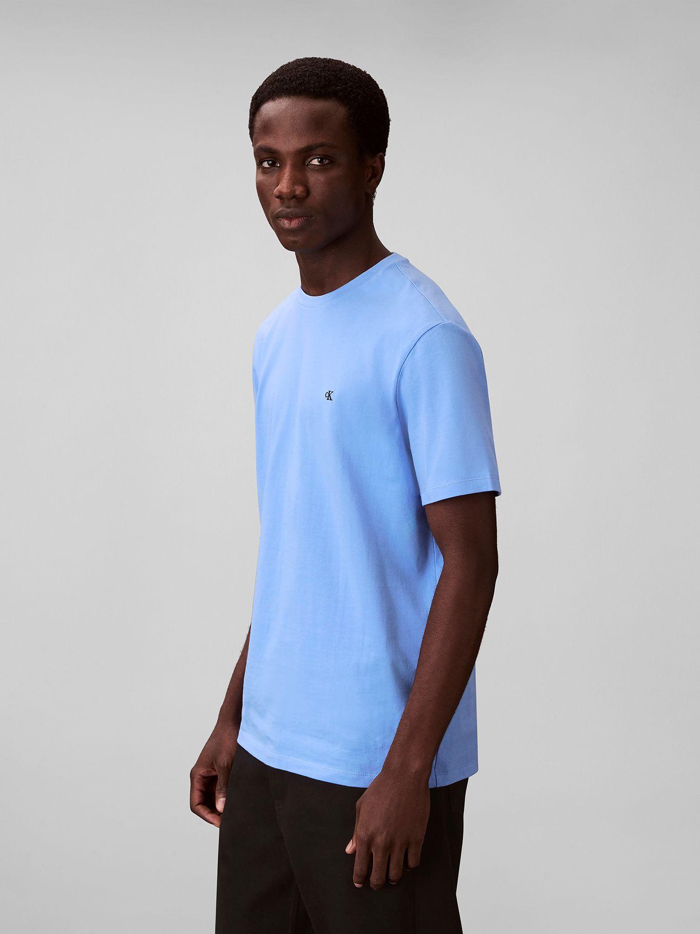 Polera Clásica De Monograma Celeste Calvin Klein-2