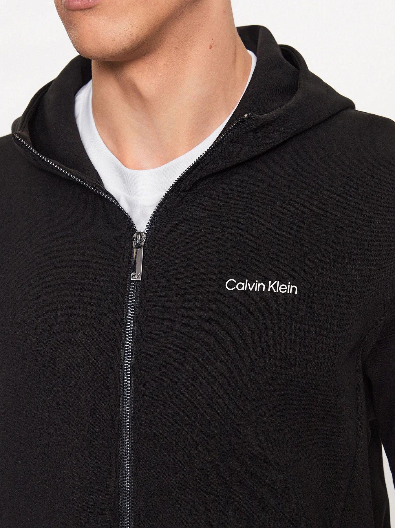 Polerón con Gorro Micro Repreve Negro Calvin Klein-3