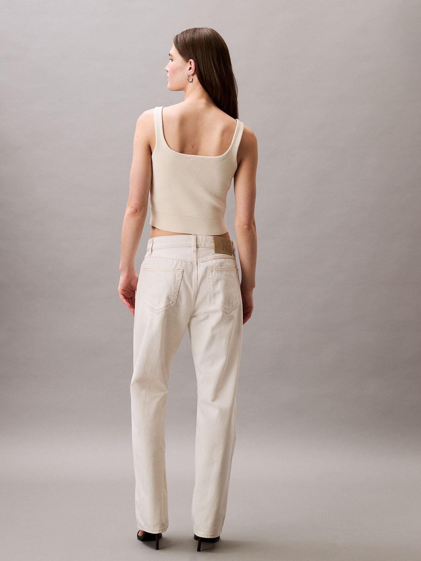 Jeans 90S Straight Chalk Blanco Calvin Klein-1