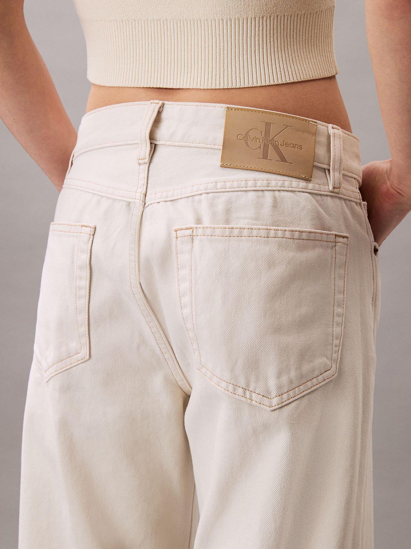 Jeans 90S Straight Chalk Blanco Calvin Klein-4