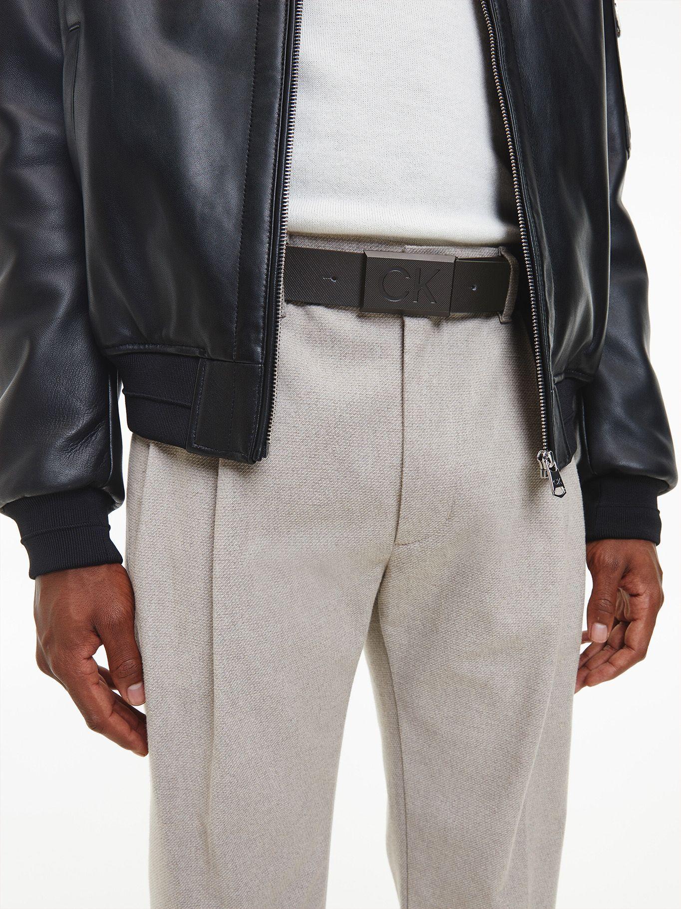 Cinturón Plaque Pq 35Mm Negro Calvin Klein-1