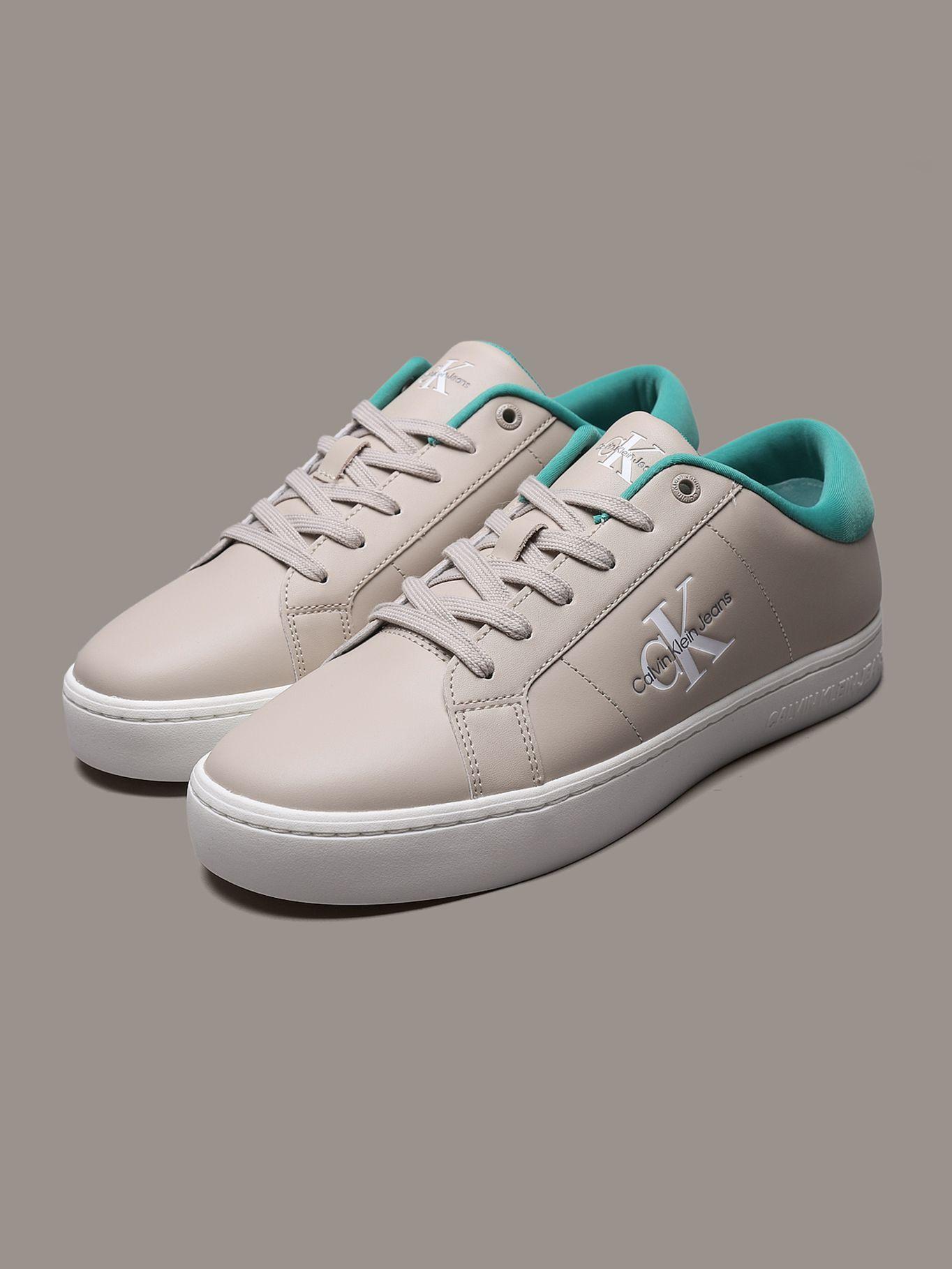 Zapatillas de Cuero Classic Cupsole Beige Calvin Klein-0