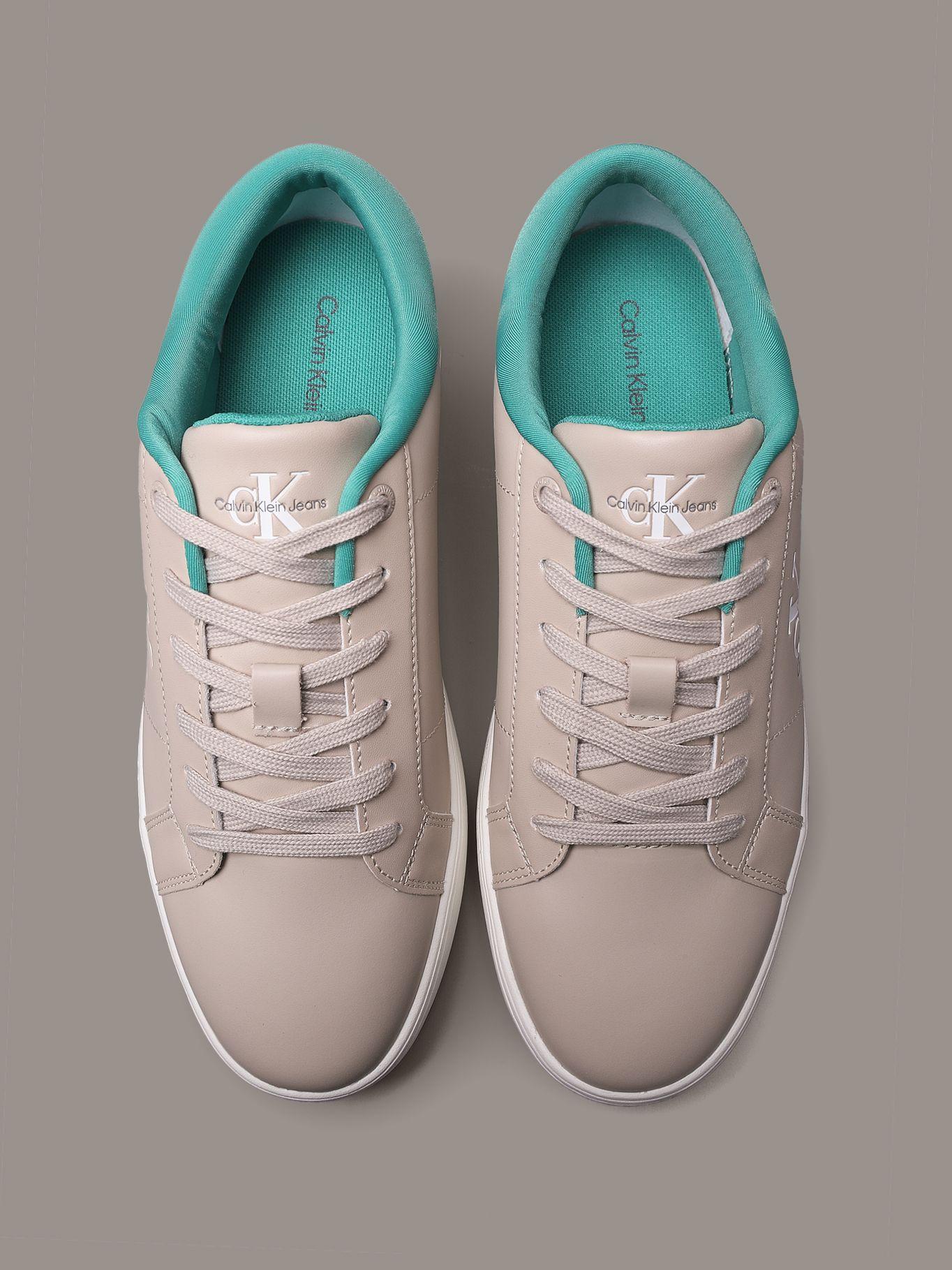 Zapatillas de Cuero Classic Cupsole Beige Calvin Klein-2