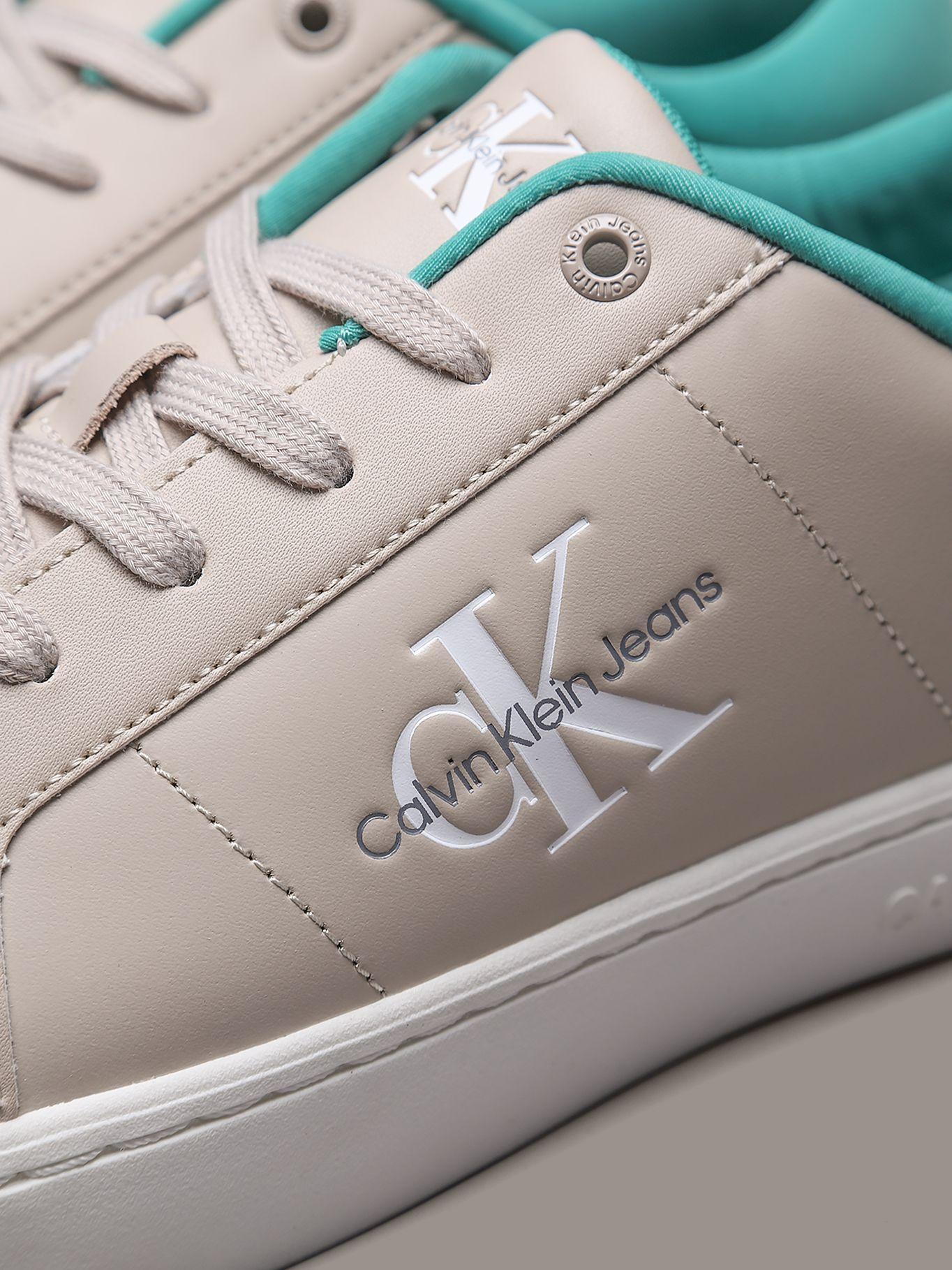 Zapatillas de Cuero Classic Cupsole Beige Calvin Klein-6