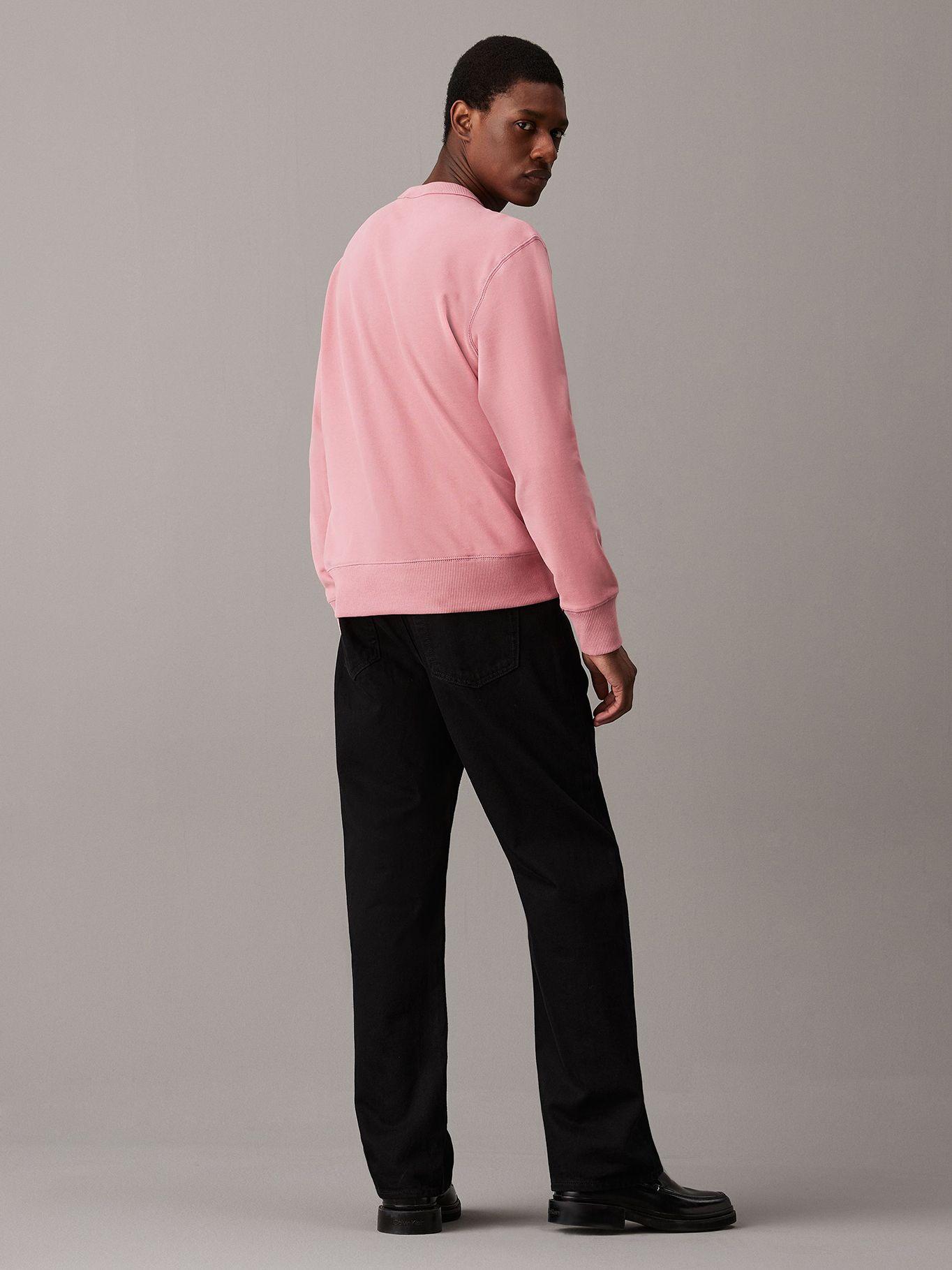 Polerón Badge Crew Neck L-G Rosado Calvin Klein-2