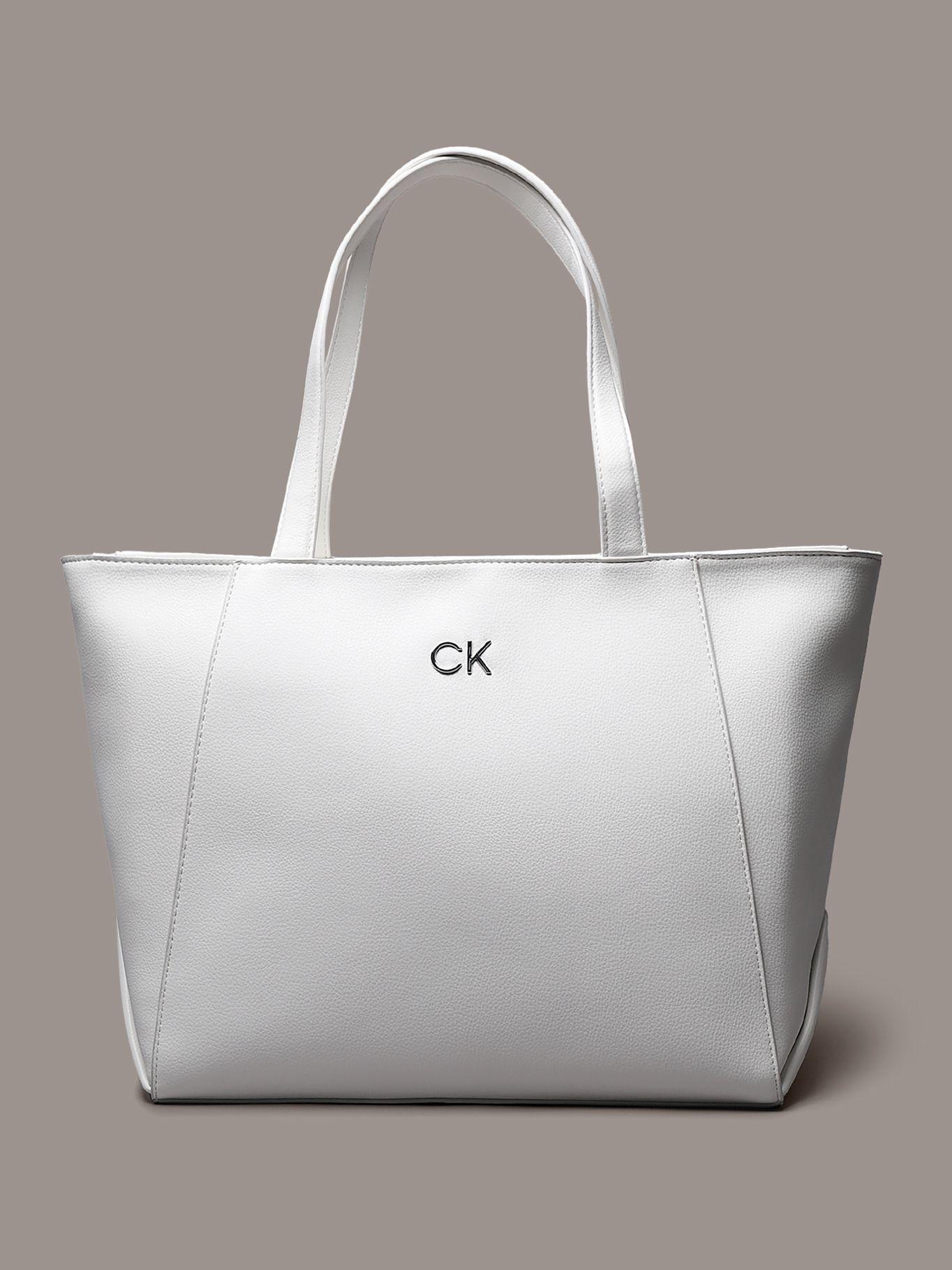 Cartera Shopper Ck Daily Blanco Calvin Klein-0