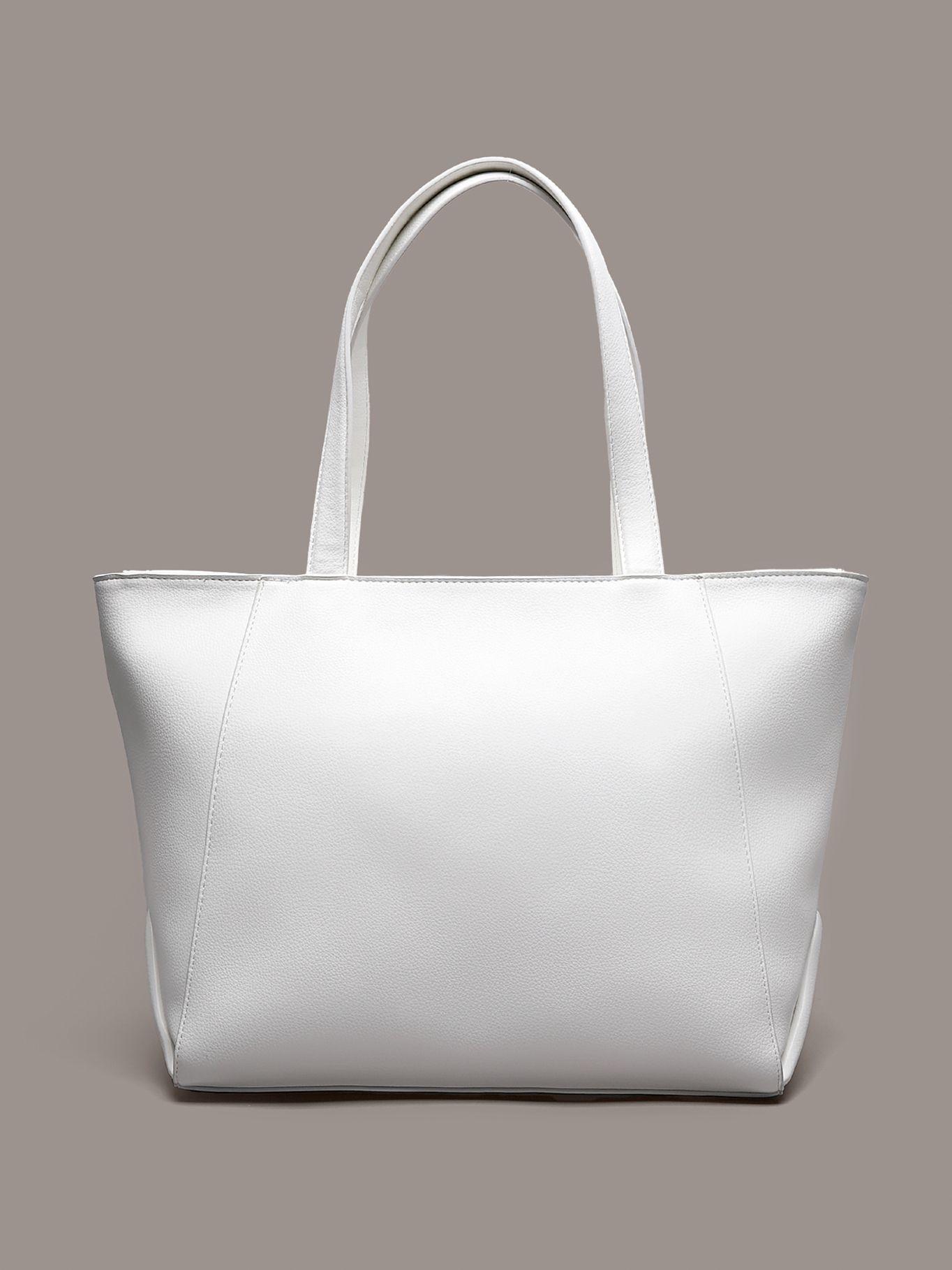 Cartera Shopper Ck Daily Blanco Calvin Klein-1