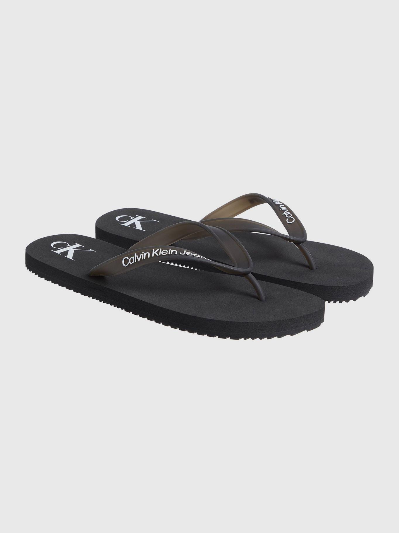 Sandalias con Logotipo Negro Calvin Klein-0