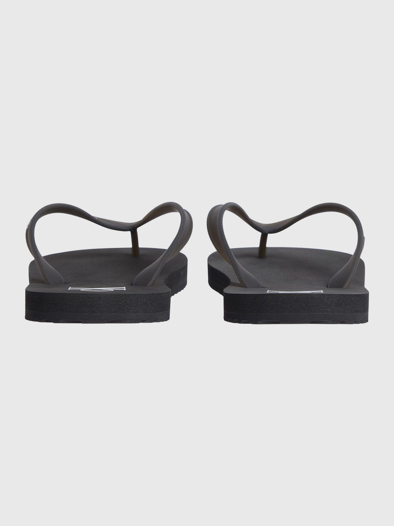 Sandalias con Logotipo Negro Calvin Klein-1