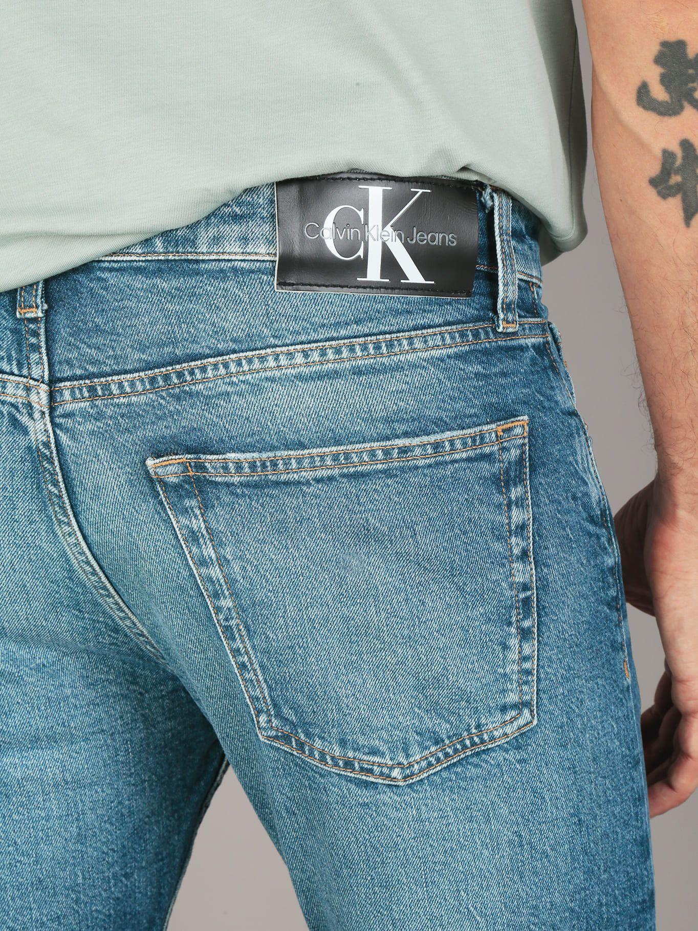 Jeans Slim 1BJ Azul Calvin Klein-3